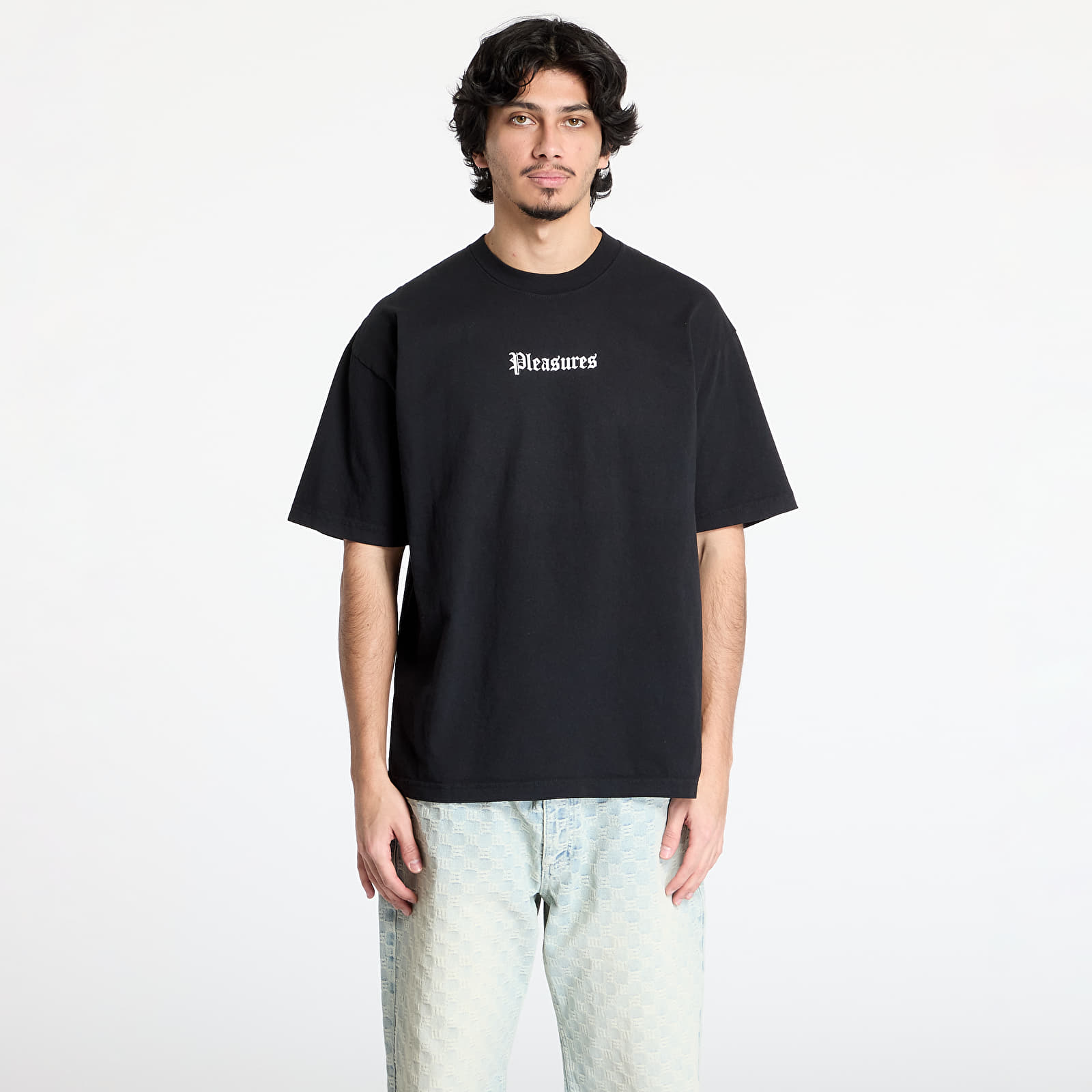 Camisetas hombre PLEASURES Burn Again T-Shirt Black