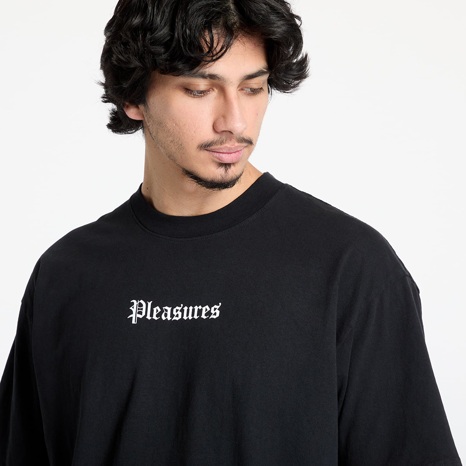 Camisetas hombre PLEASURES Burn Again T-Shirt Black