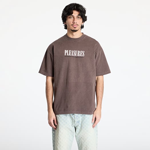 Φανελάκι PLEASURES Satisfaction T-Shirt Brown
