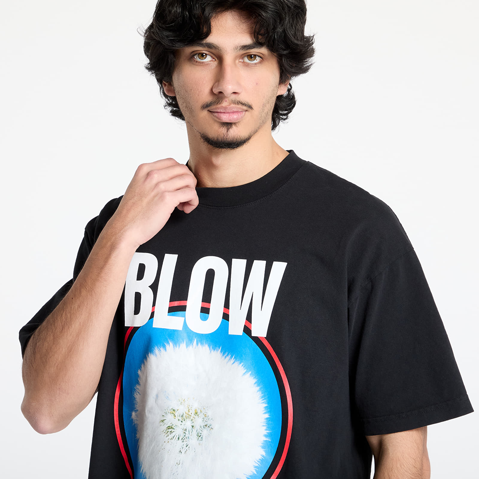 Men's T-shirts PLEASURES Blow T-Shirt Black