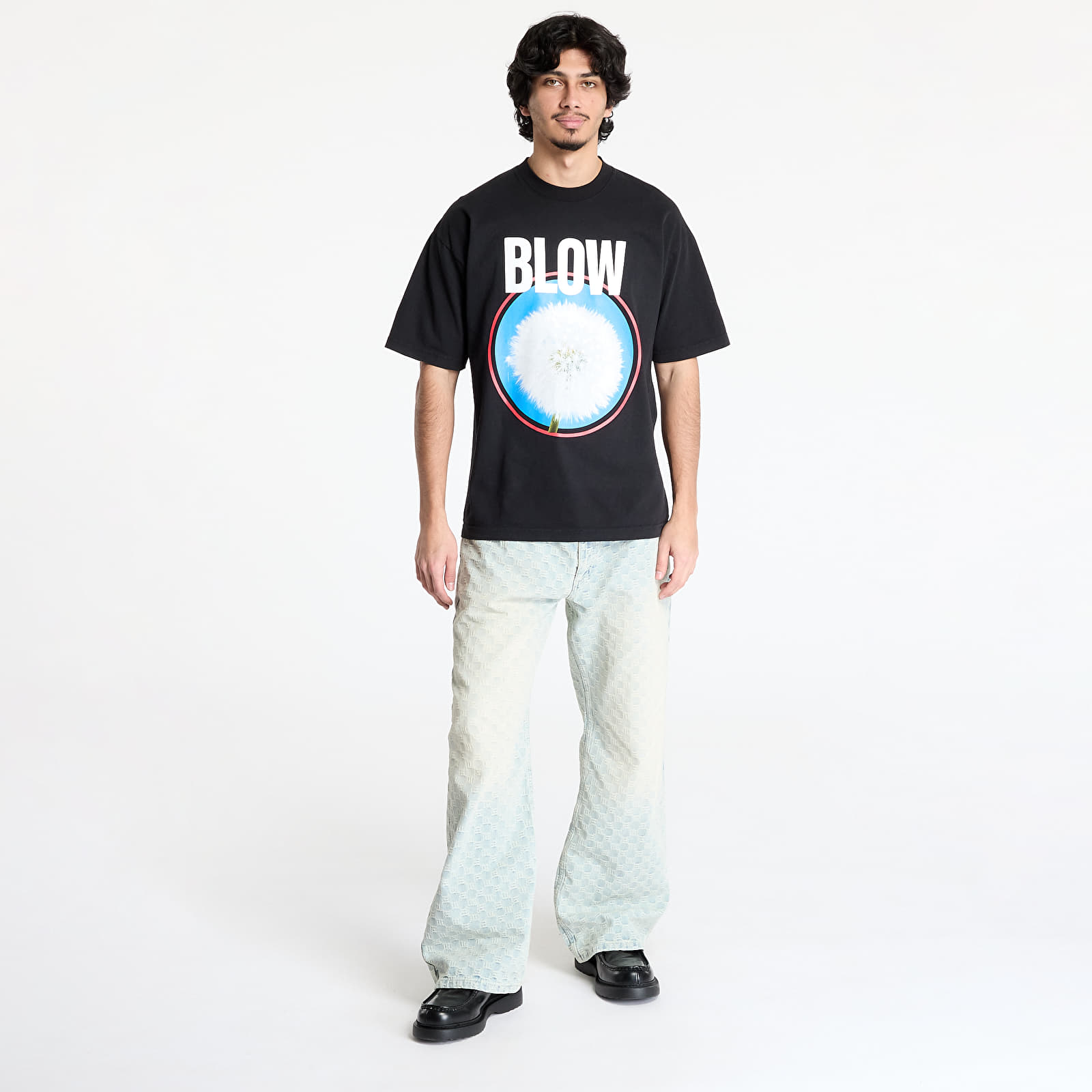 Men's T-shirts PLEASURES Blow T-Shirt Black