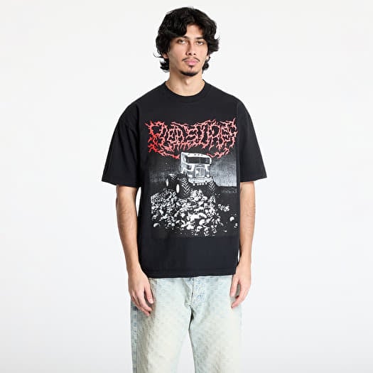 Póló PLEASURES Off Road T-Shirt Black