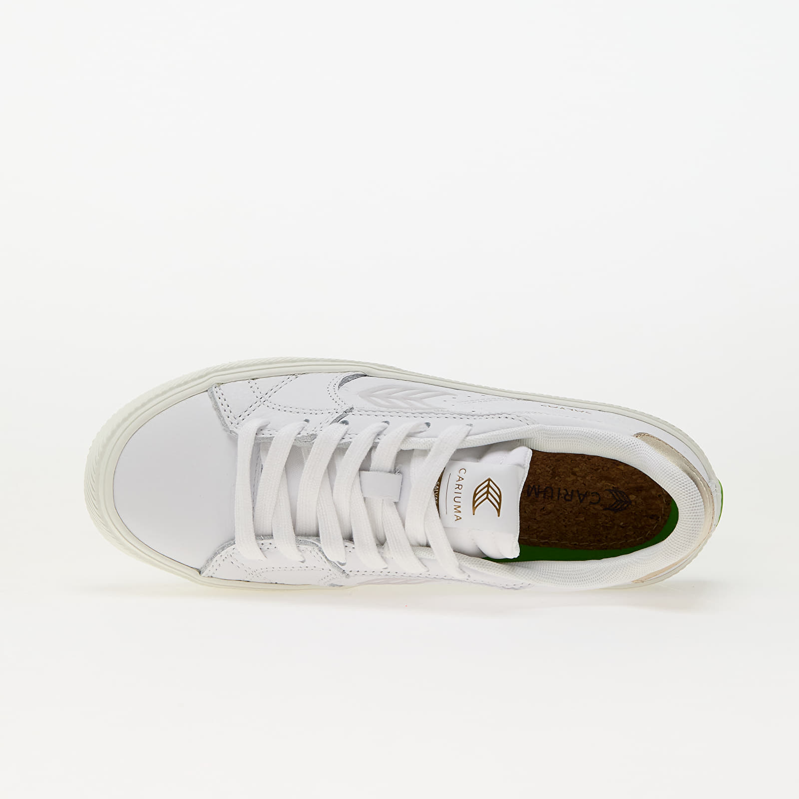 Women's sneakers and shoes Cariuma W Salvas White/ Ice&Metallic Gold