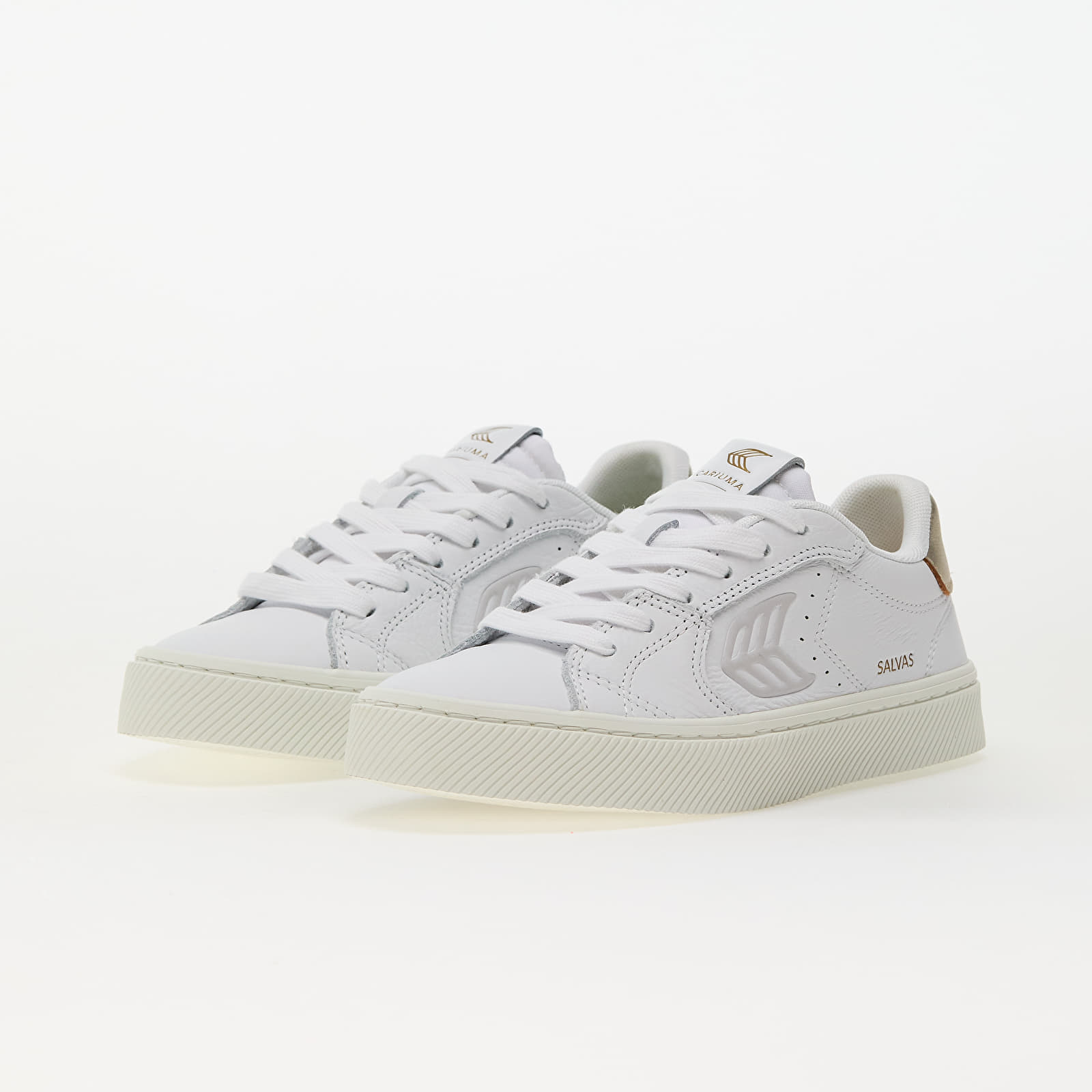 Women's sneakers and shoes Cariuma W Salvas White/ Ice&Metallic Gold