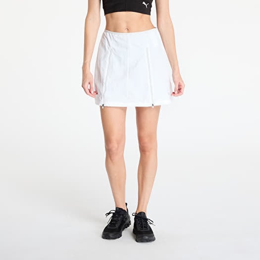 Rock Puma Dare to Zip-Off Woven Skirt PUMA White