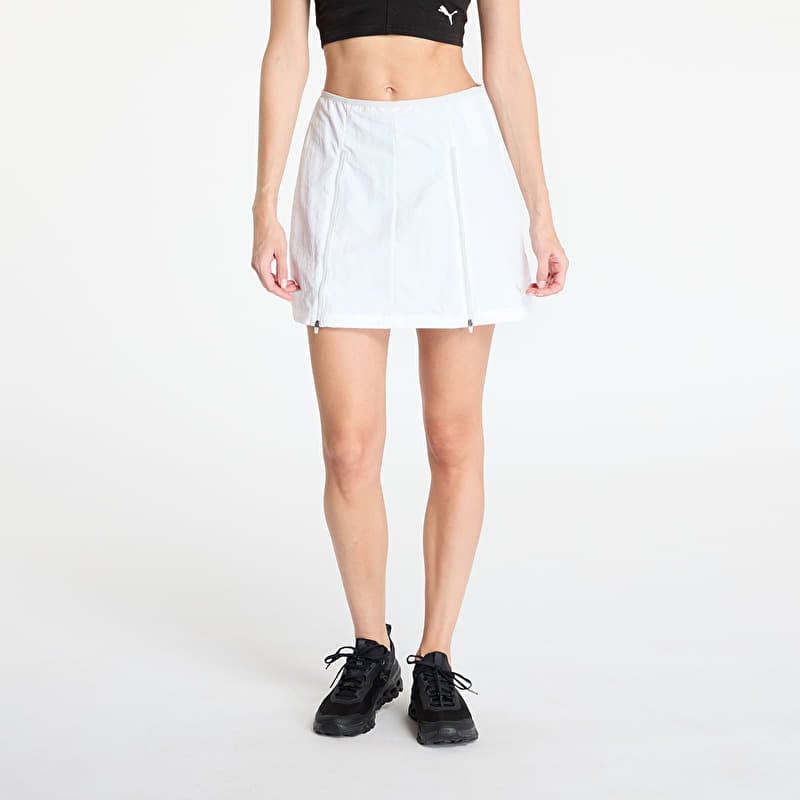 Falda Puma Dare to Zip-Off Woven Skirt PUMA White