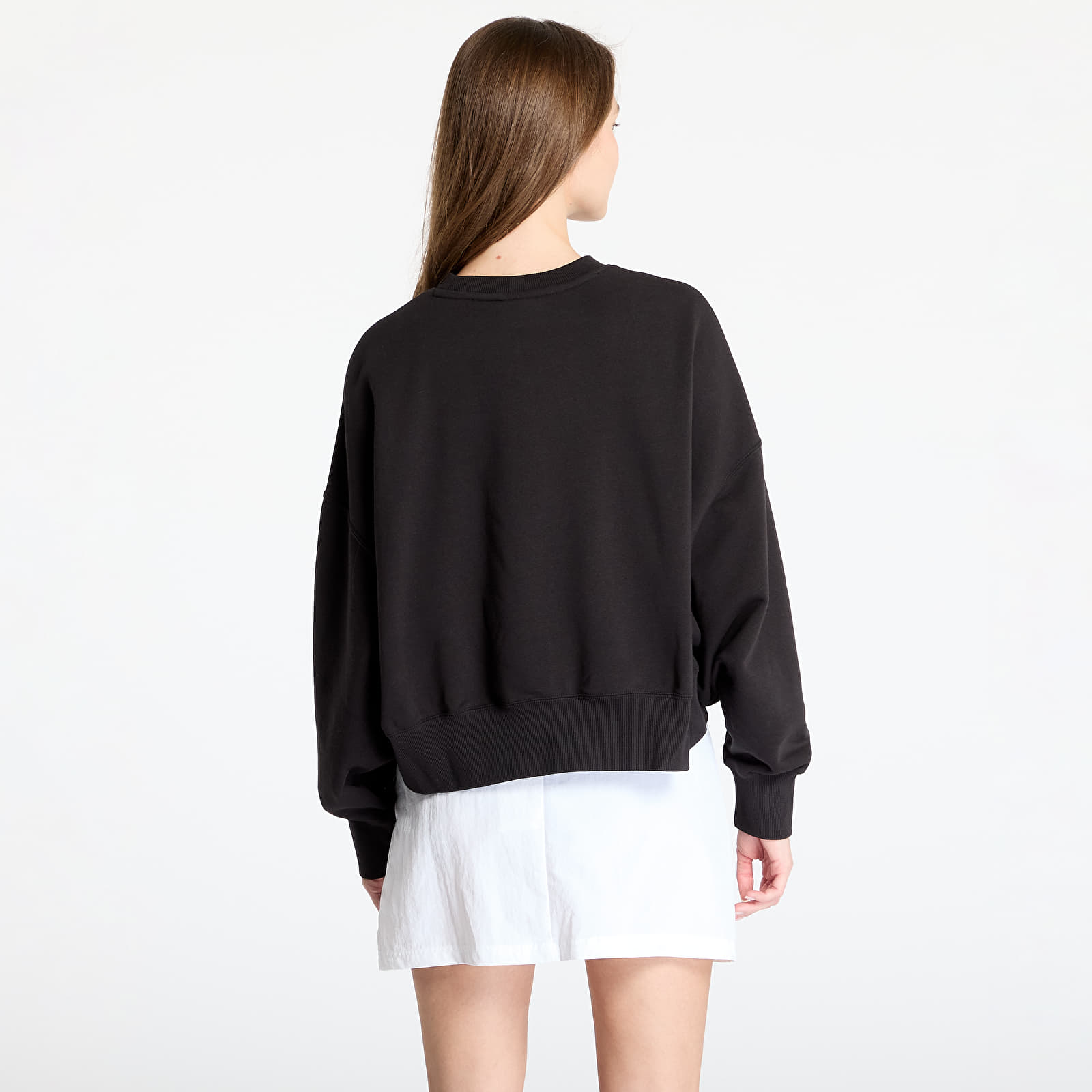 Sudaderas de mujer Puma Wardrobe Essentials Over-Oversized Crew PUMA Black