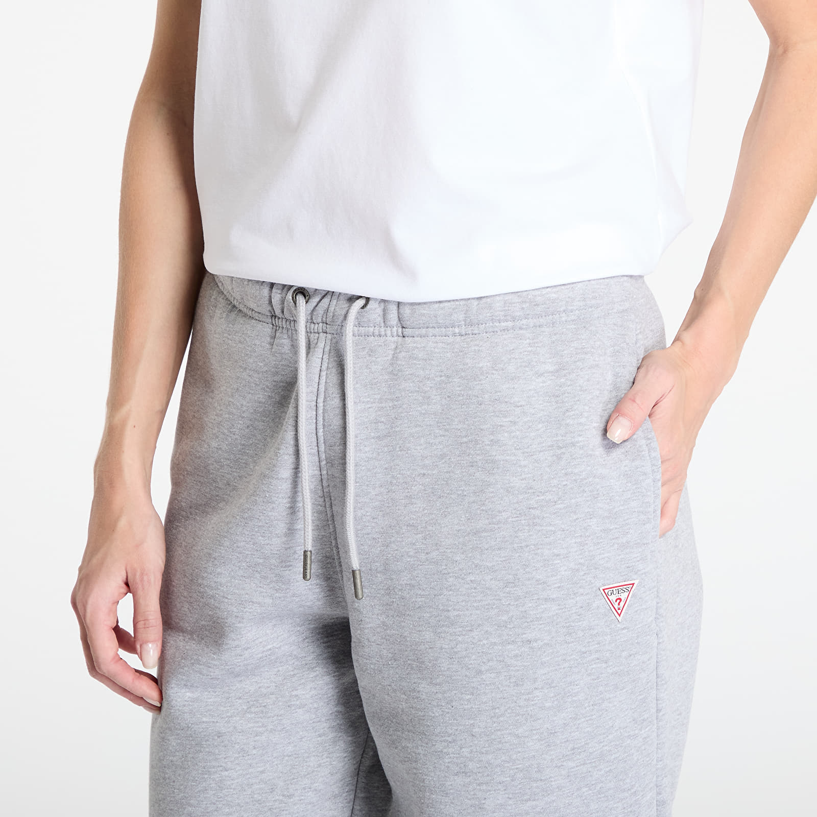Sweatpants Guess JEANS Triangle Label Jogger Gj Medium Grey Heath