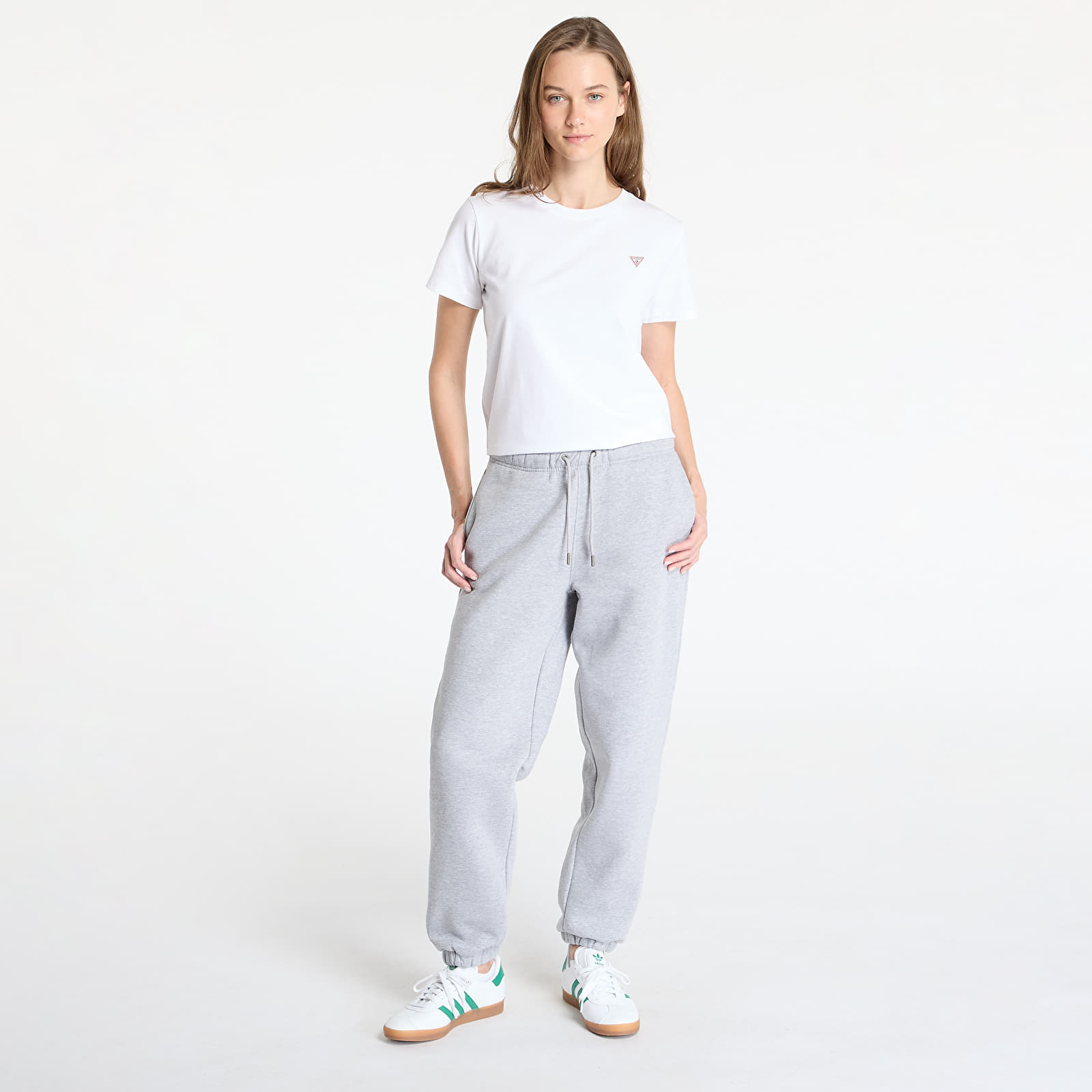 Sweatpants Guess JEANS Triangle Label Jogger Gj Medium Grey Heath