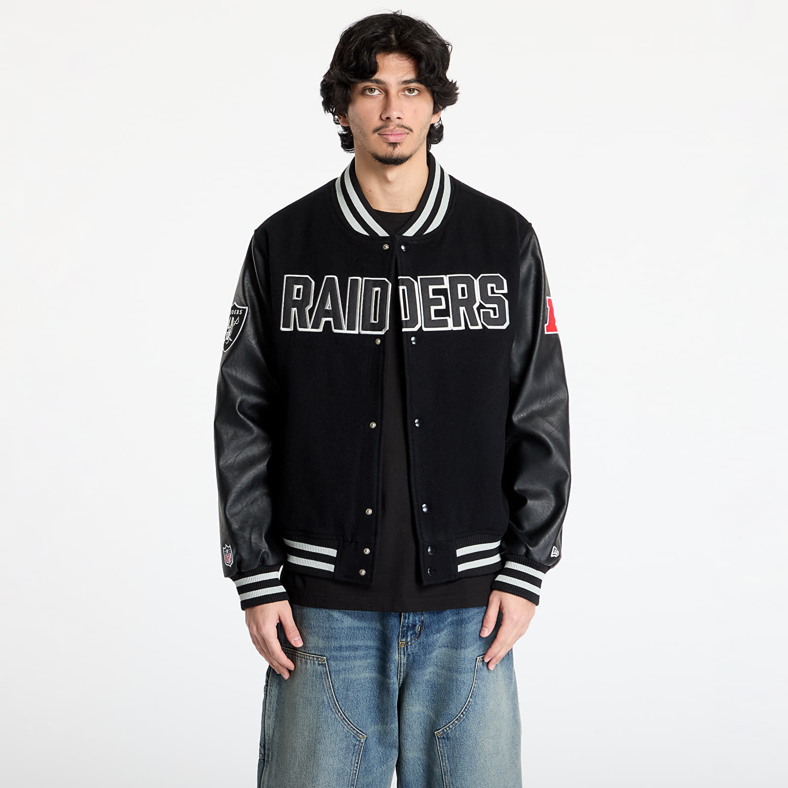 Veste New Era NFL Las Vegas Raiders Varsity Jacket UNISEX Black L