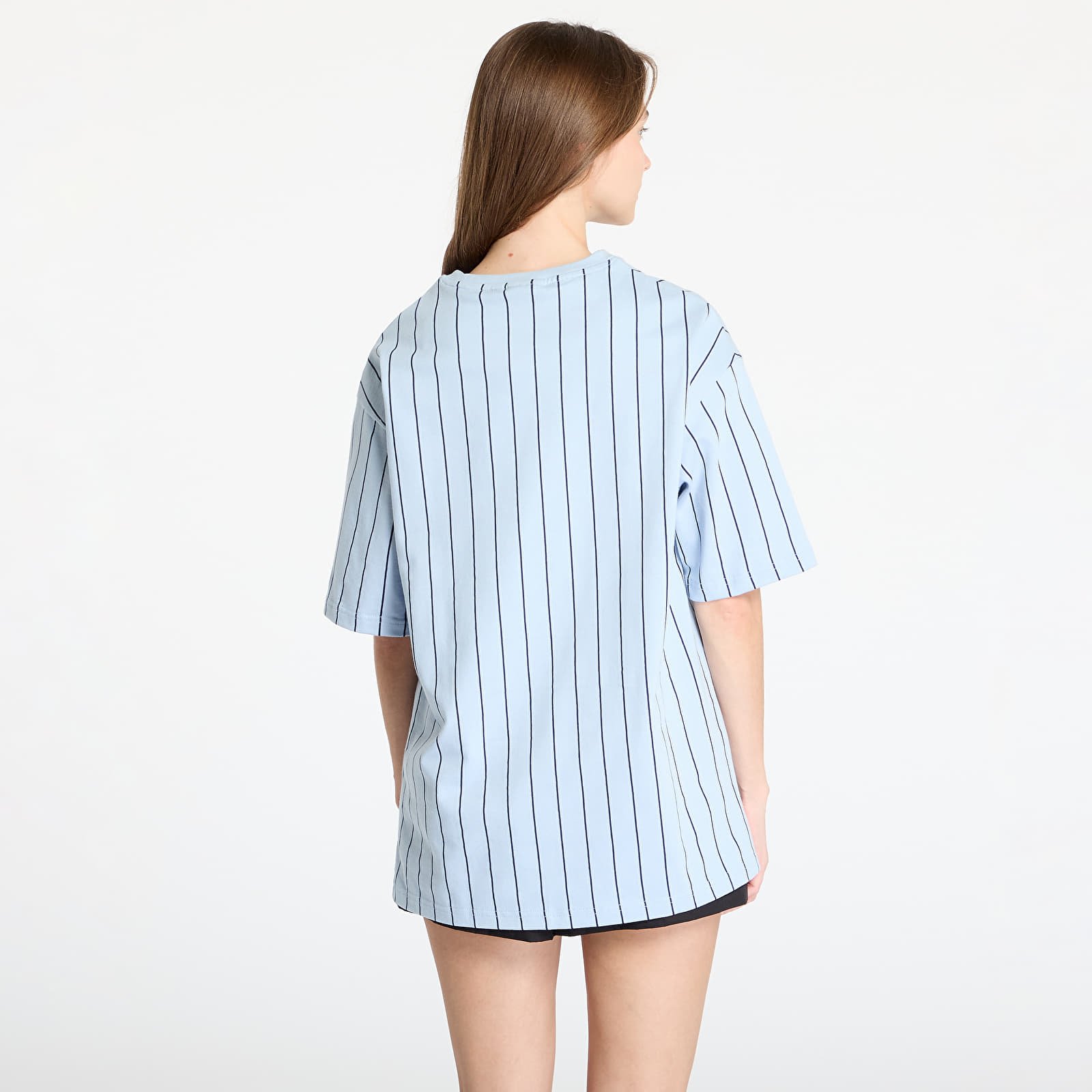 Men's T-shirts New Era Pinstripe Oversized T-Shirt UNISEX Pastel Blue