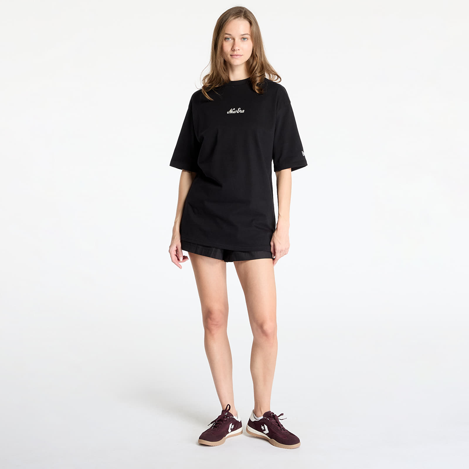 Camisetas New Era Floral Graphic Black T-Shirt UNISEX Black