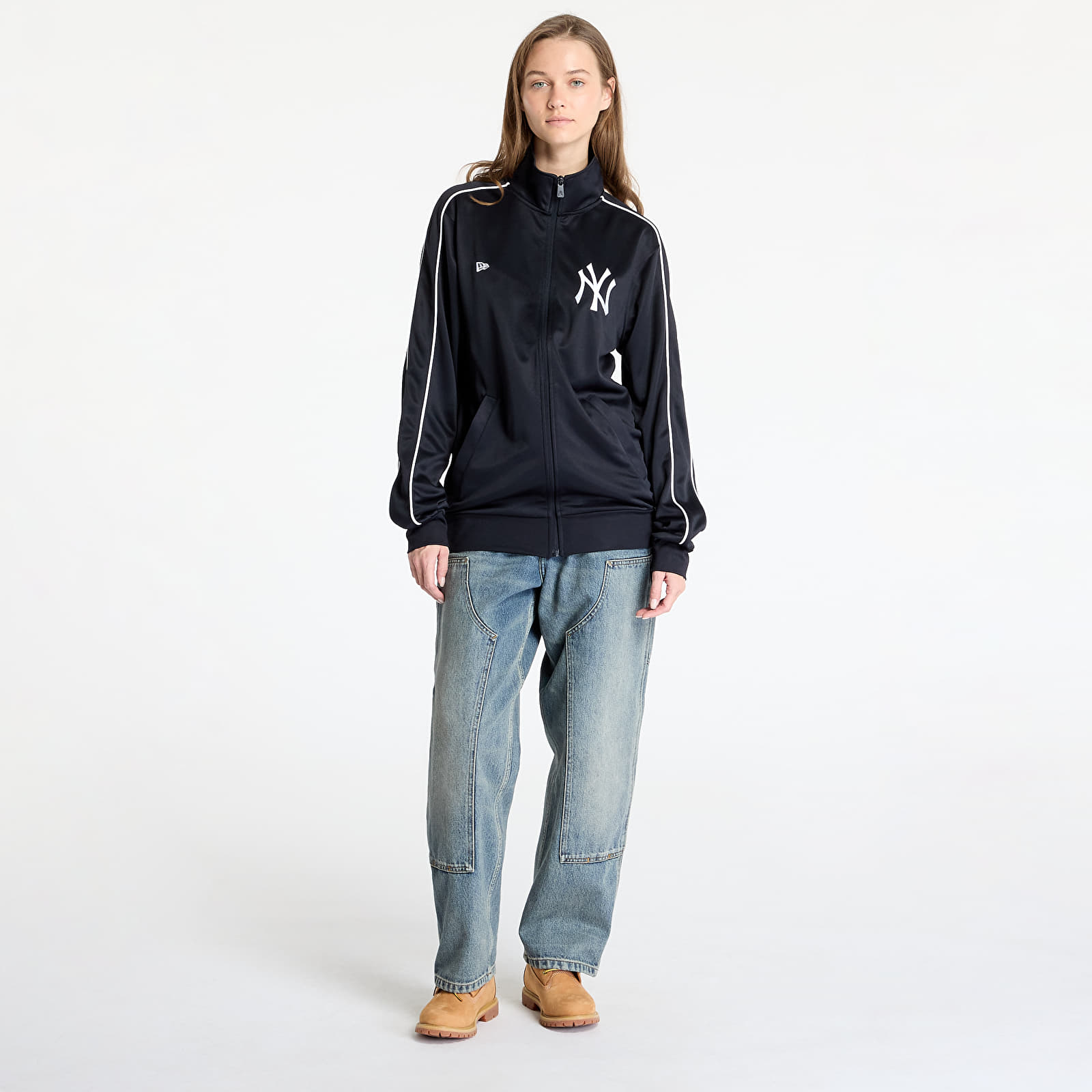 Hanorace pentru bărbați New Era MLB New York Yankees Track Top UNISEX Navy