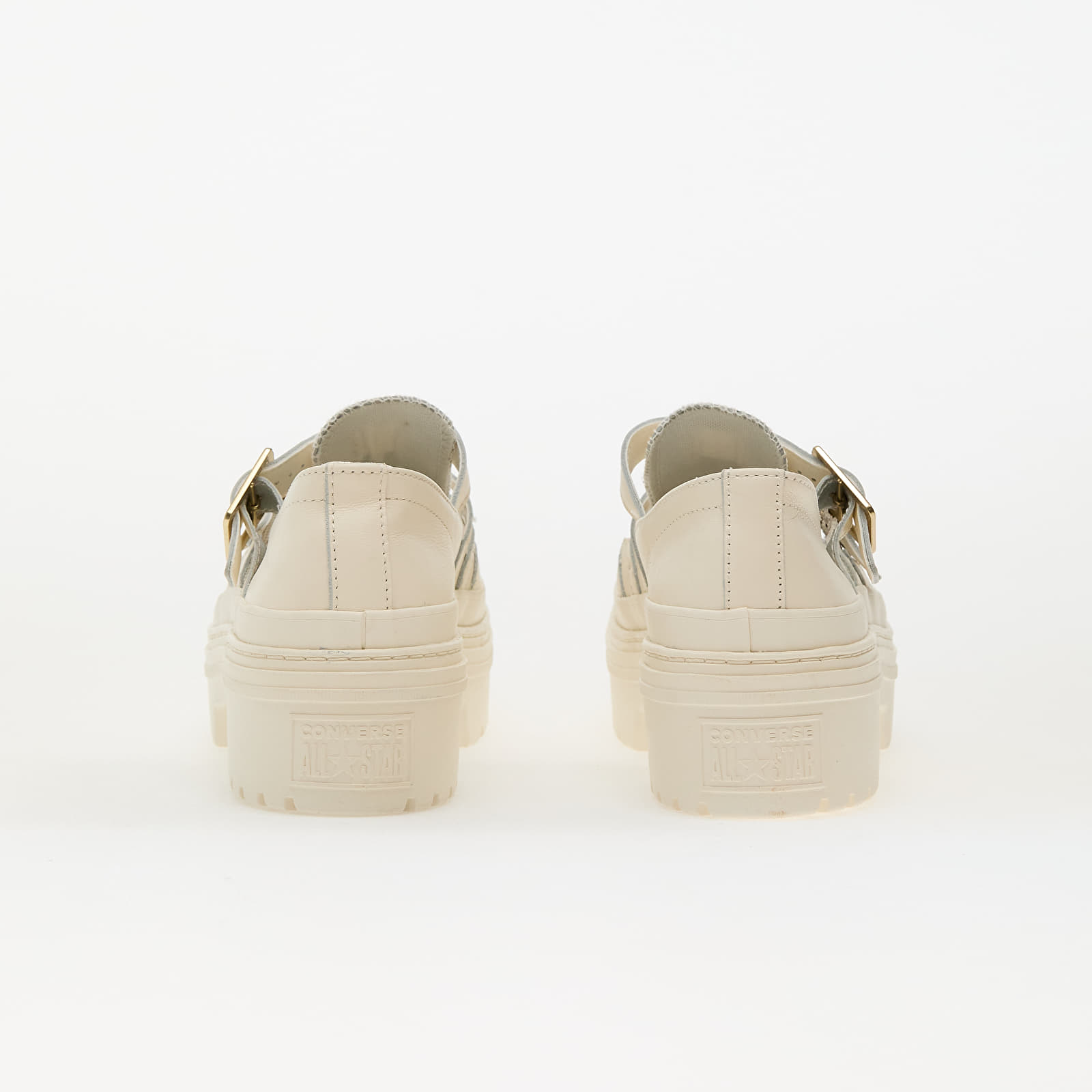 Women's sneakers and shoes Converse Chuck Taylor All Star Lugged Heel Mj Ox Egret/ Egret/ Gold