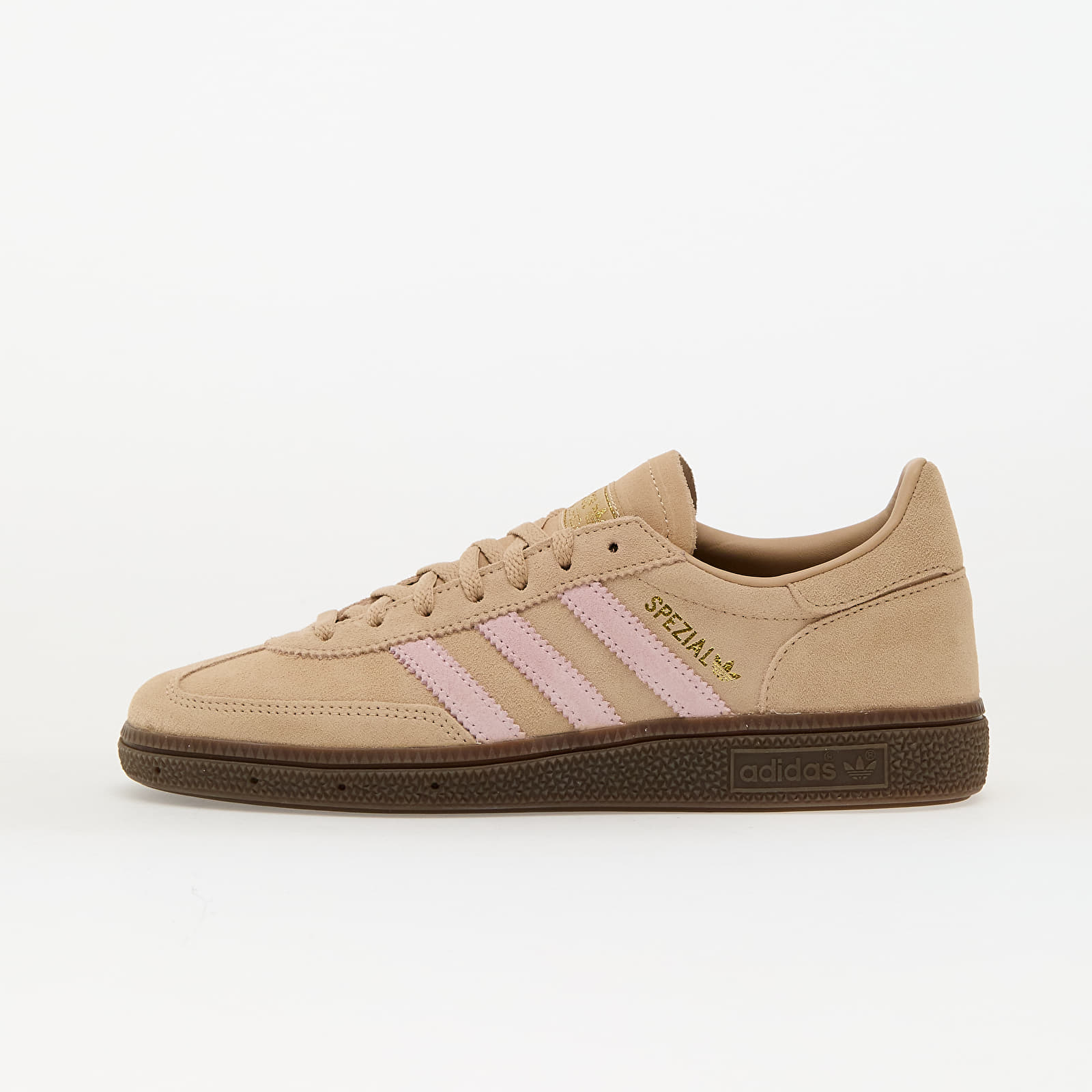 Women's sneakers and shoes adidas Handball Spezial W Warm Sand/ Clear Pink/ Gum5