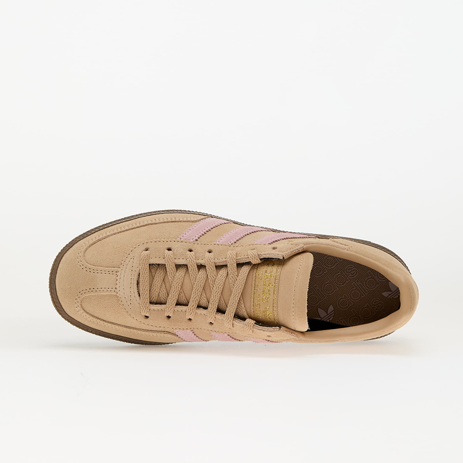 Women's sneakers and shoes adidas Handball Spezial W Warm Sand/ Clear Pink/ Gum5