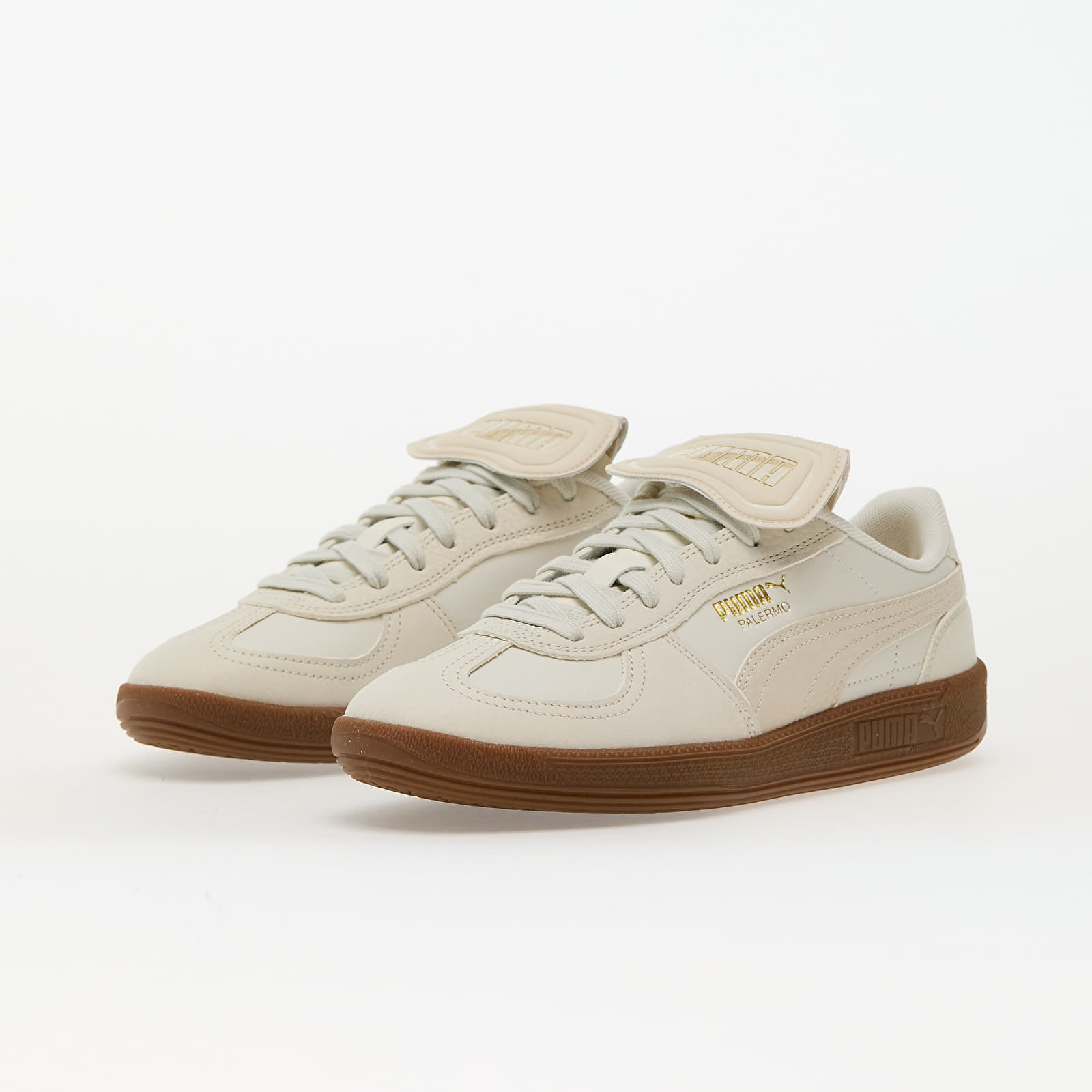 Zapatillas Hombre Puma Palermo Premium Warm White-Alpine Snow