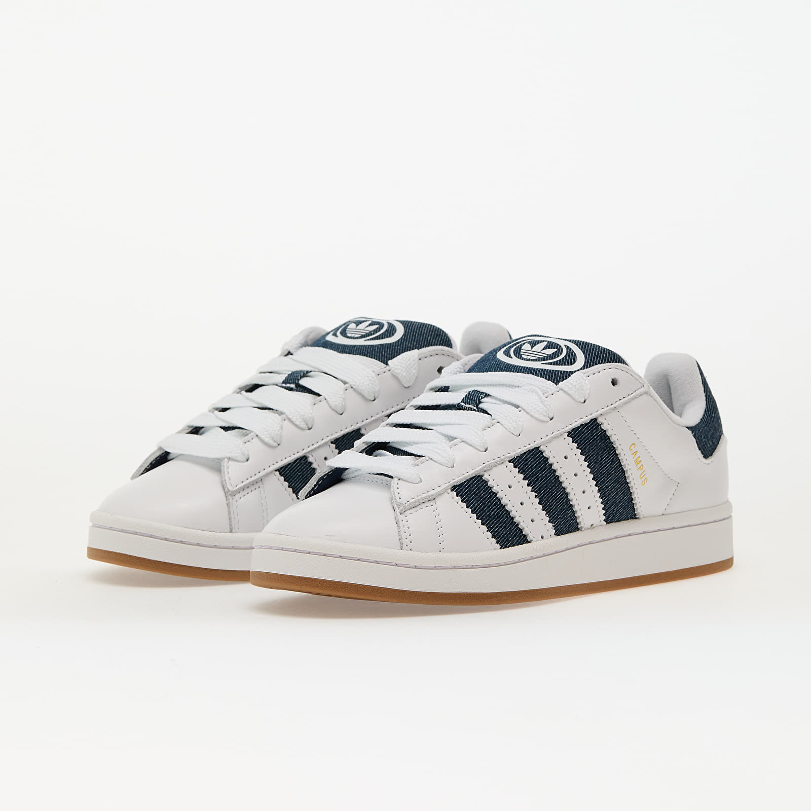 Men's sneakers and shoes adidas Campus 00s Ftw White/ Night Indigo/ Gold Metallic