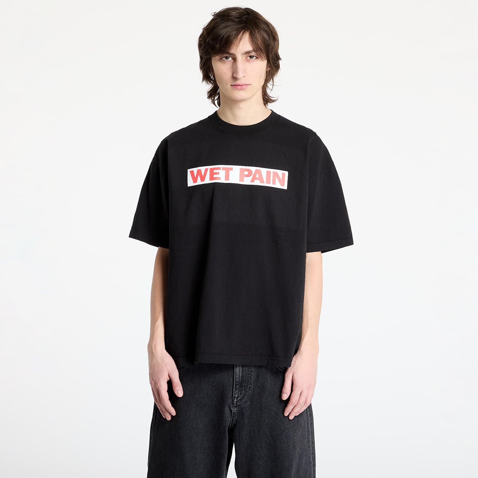 Tricou PLEASURES Wet Pain T-Shirt Black M