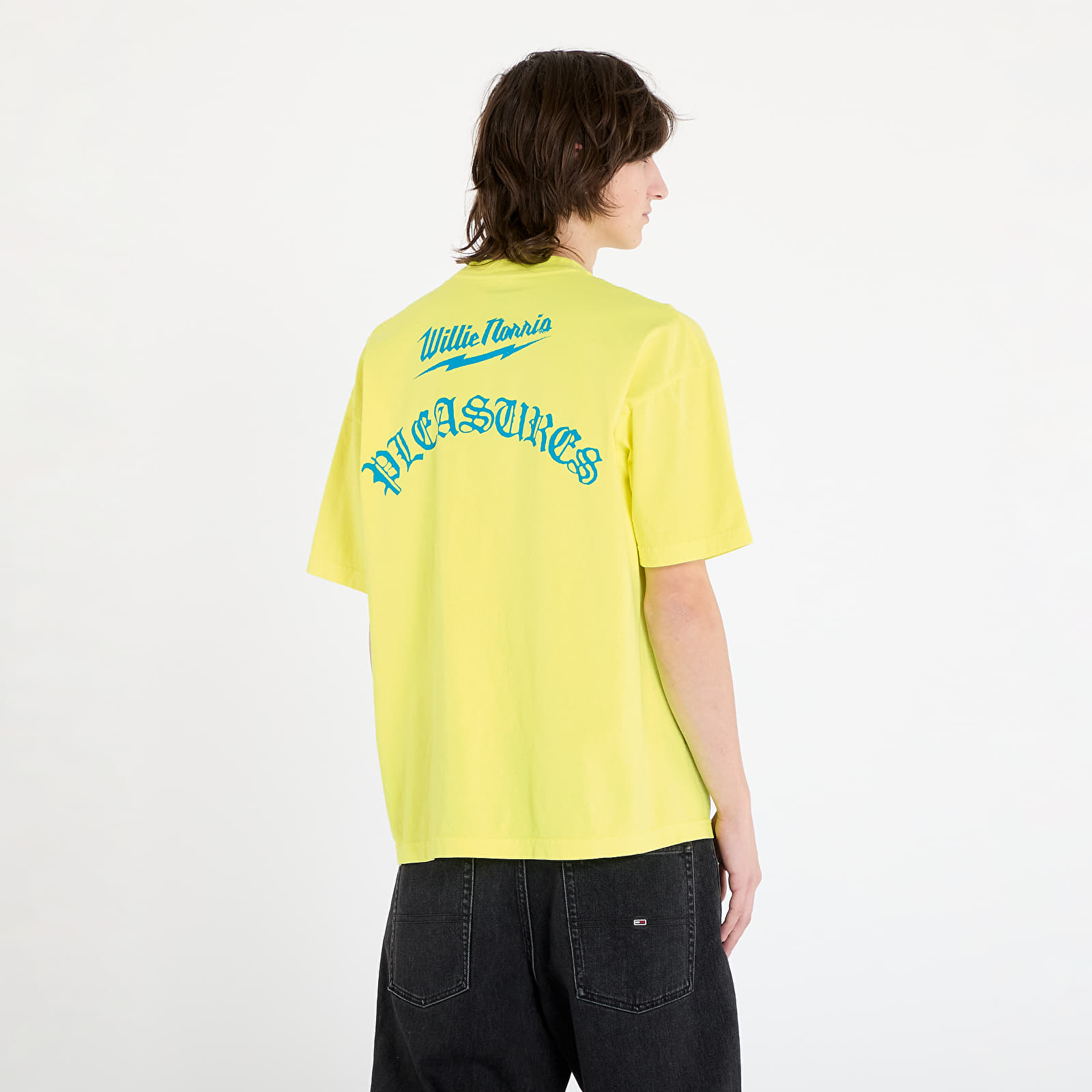 T-Shirts Männer PLEASURES Wet Pain T-Shirt Neon Yellow