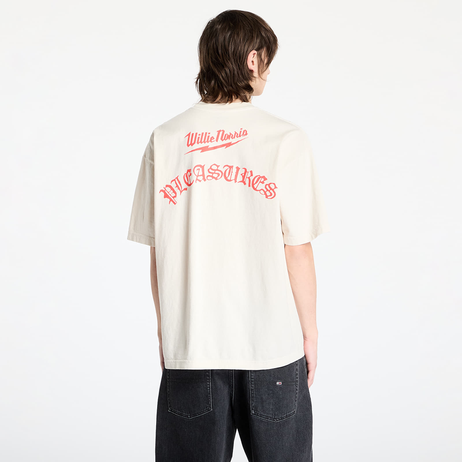 Camisetas hombre PLEASURES Wet Pain T-Shirt Cream
