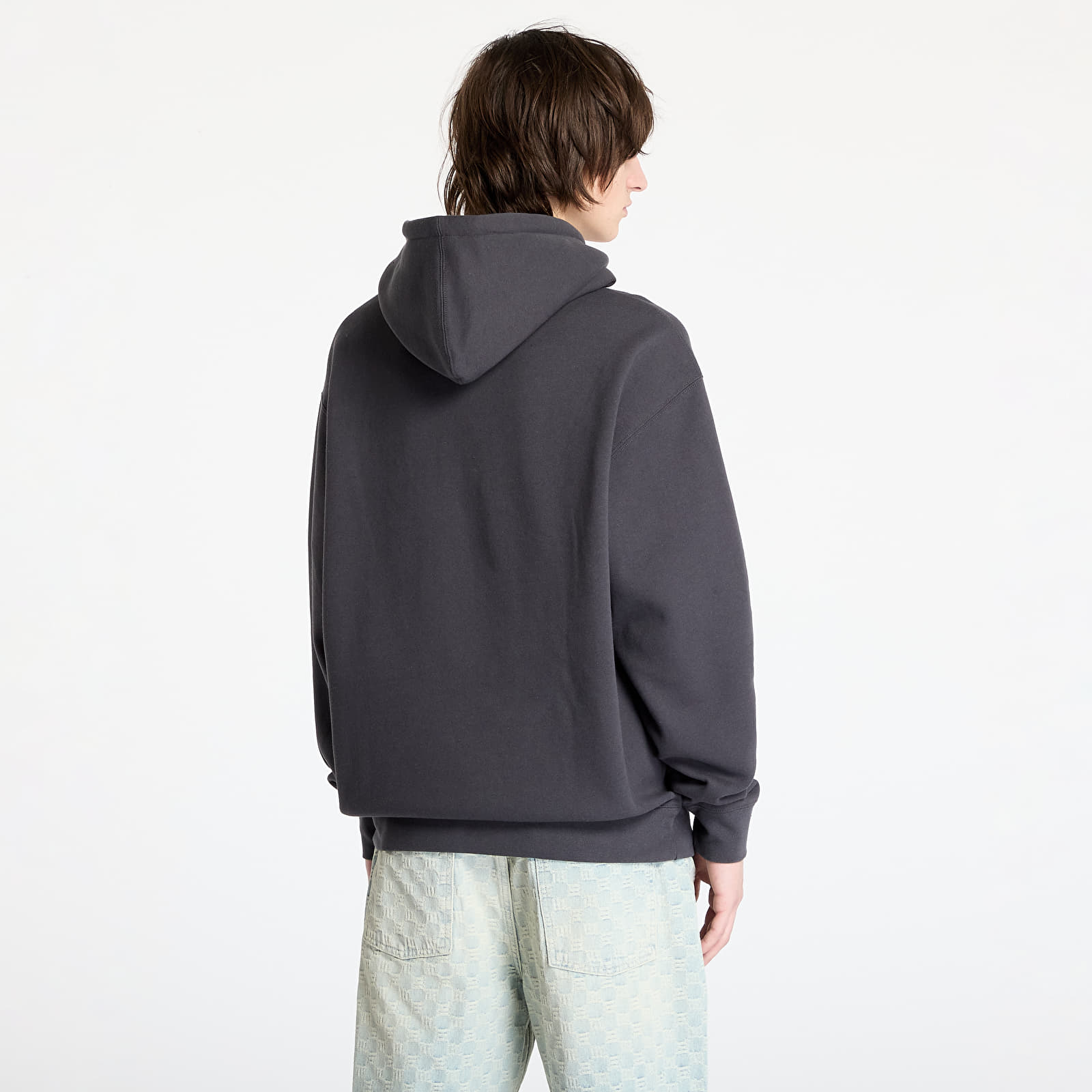 Sudaderas de hombre PLEASURES Satisfaction Hoodie Asphalt