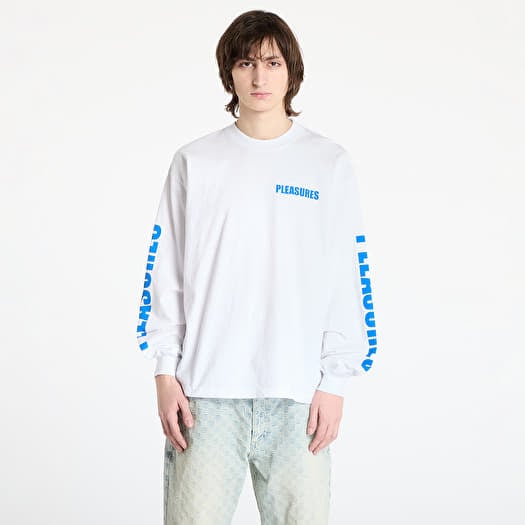 T-shirt PLEASURES Impact Staff Long Sleeve T-Shirt White