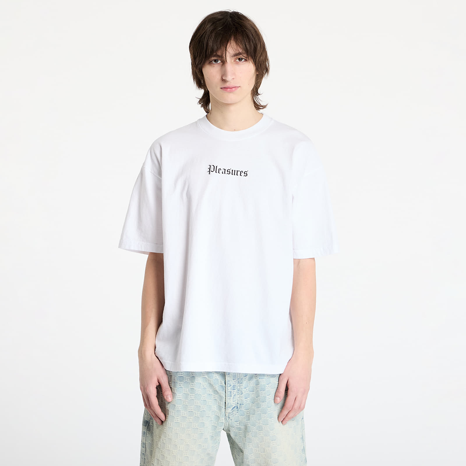 Camisetas hombre PLEASURES Burn Again T-Shirt White