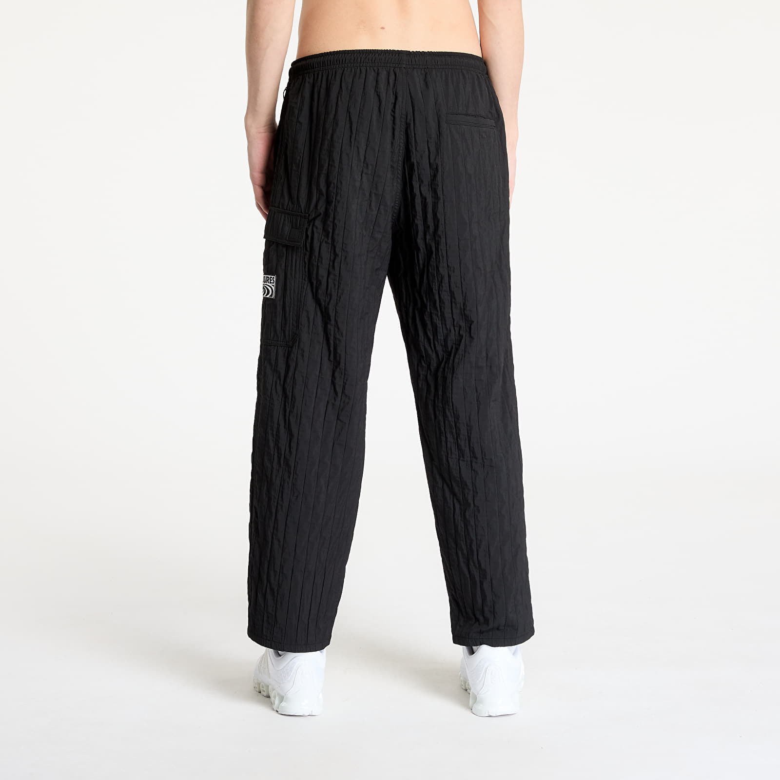 Men's trousers PLEASURES Rescue Pleated Cargo Pants Black