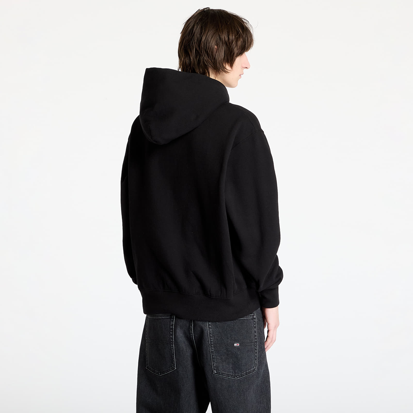 Men's sweatshirts PLEASURES Split Zip Hoodie Black
