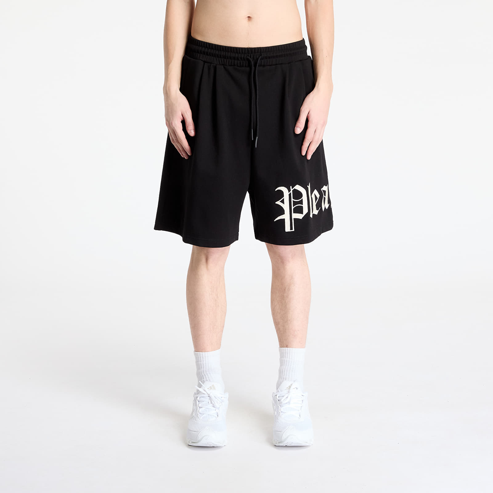 Pantaloni scurți PLEASURES Oe Wide Shorts Black S