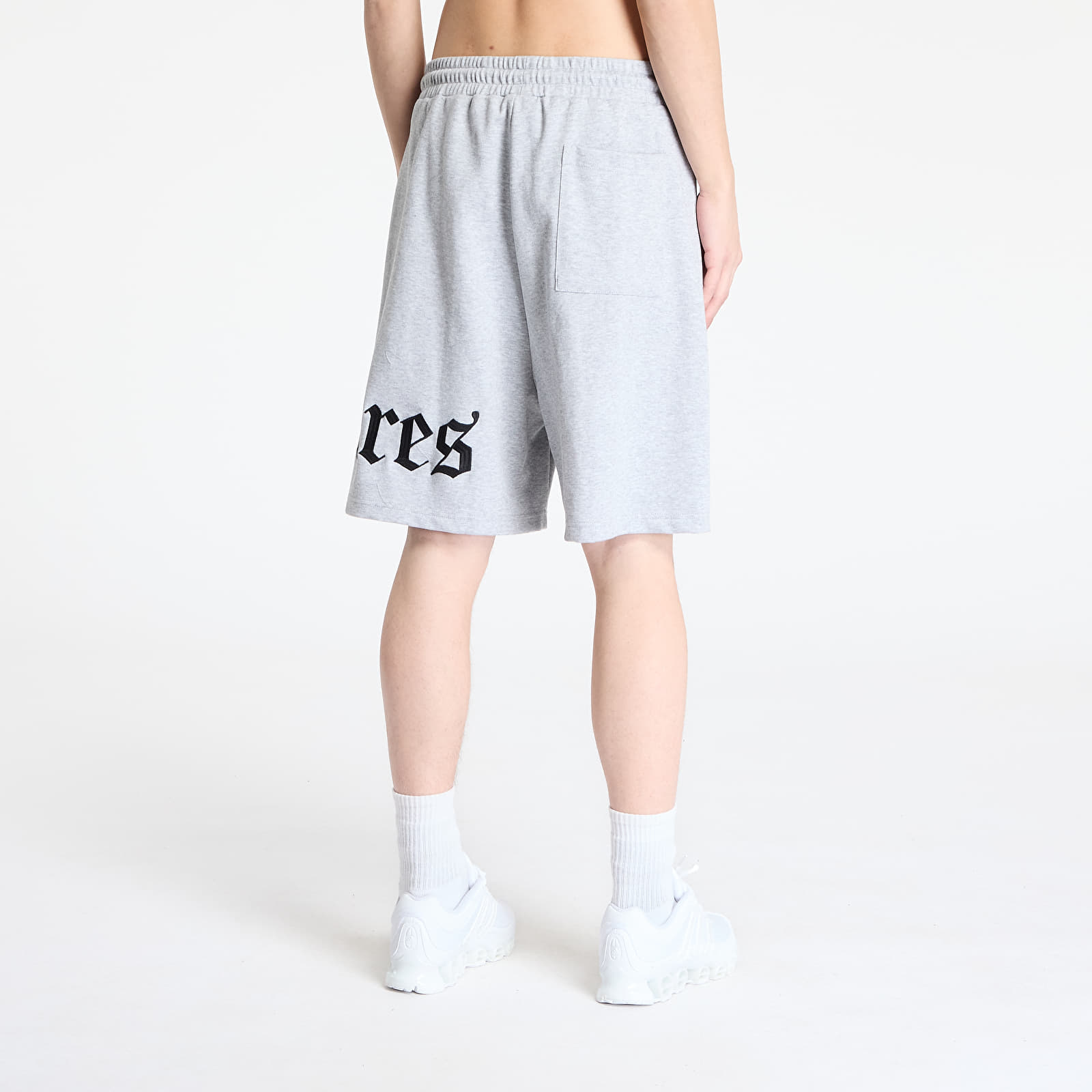 Meeste lühikesed püksid PLEASURES Oe Wide Shorts Grey Mélange