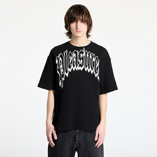 Póló PLEASURES Twitch Waffle T-Shirt Black