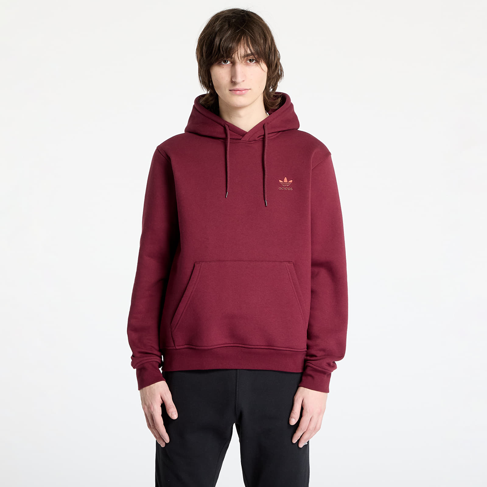 Sweatshirts adidas Trefoil Essentials Hoodie Shadow Red