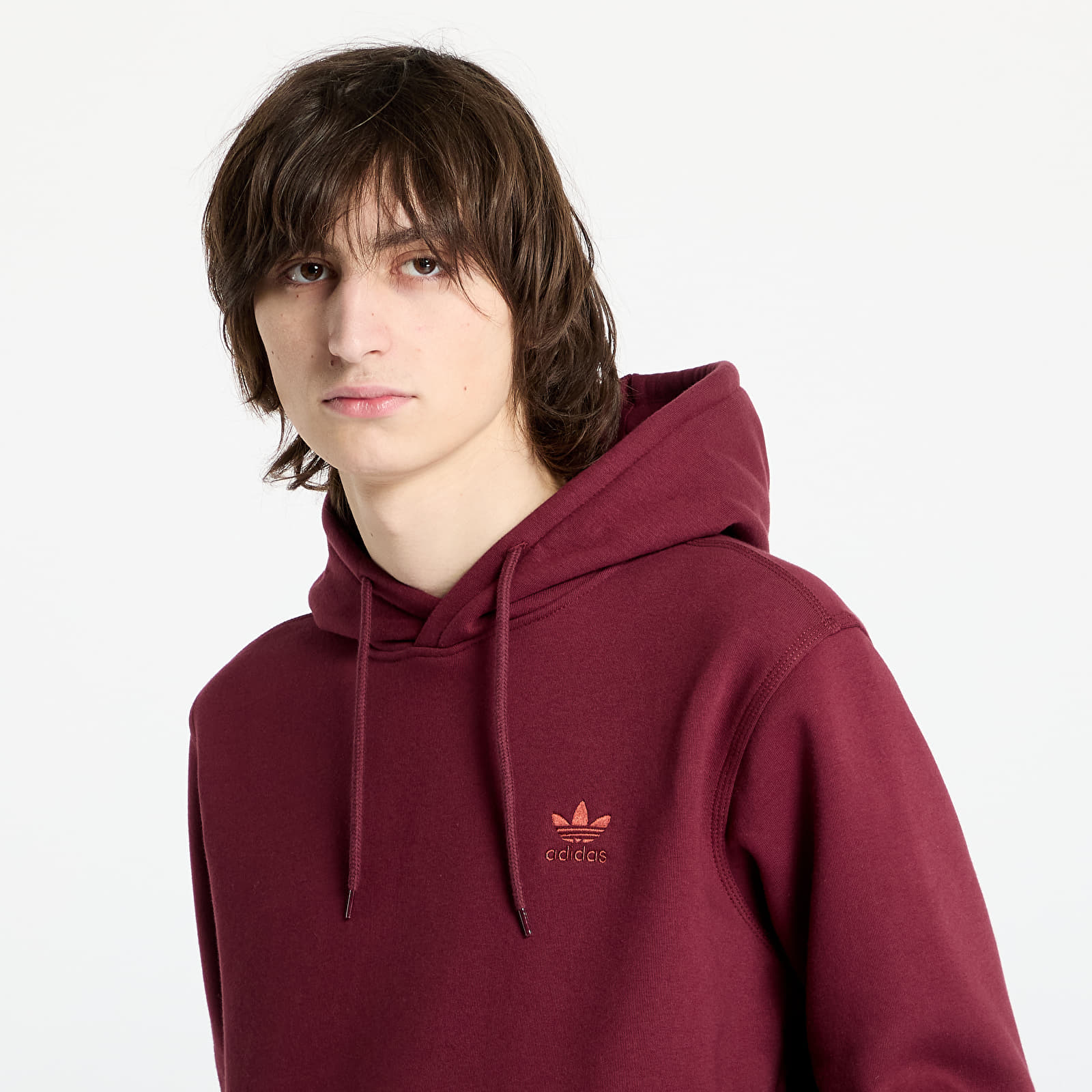Sweatshirts adidas Trefoil Essentials Hoodie Shadow Red