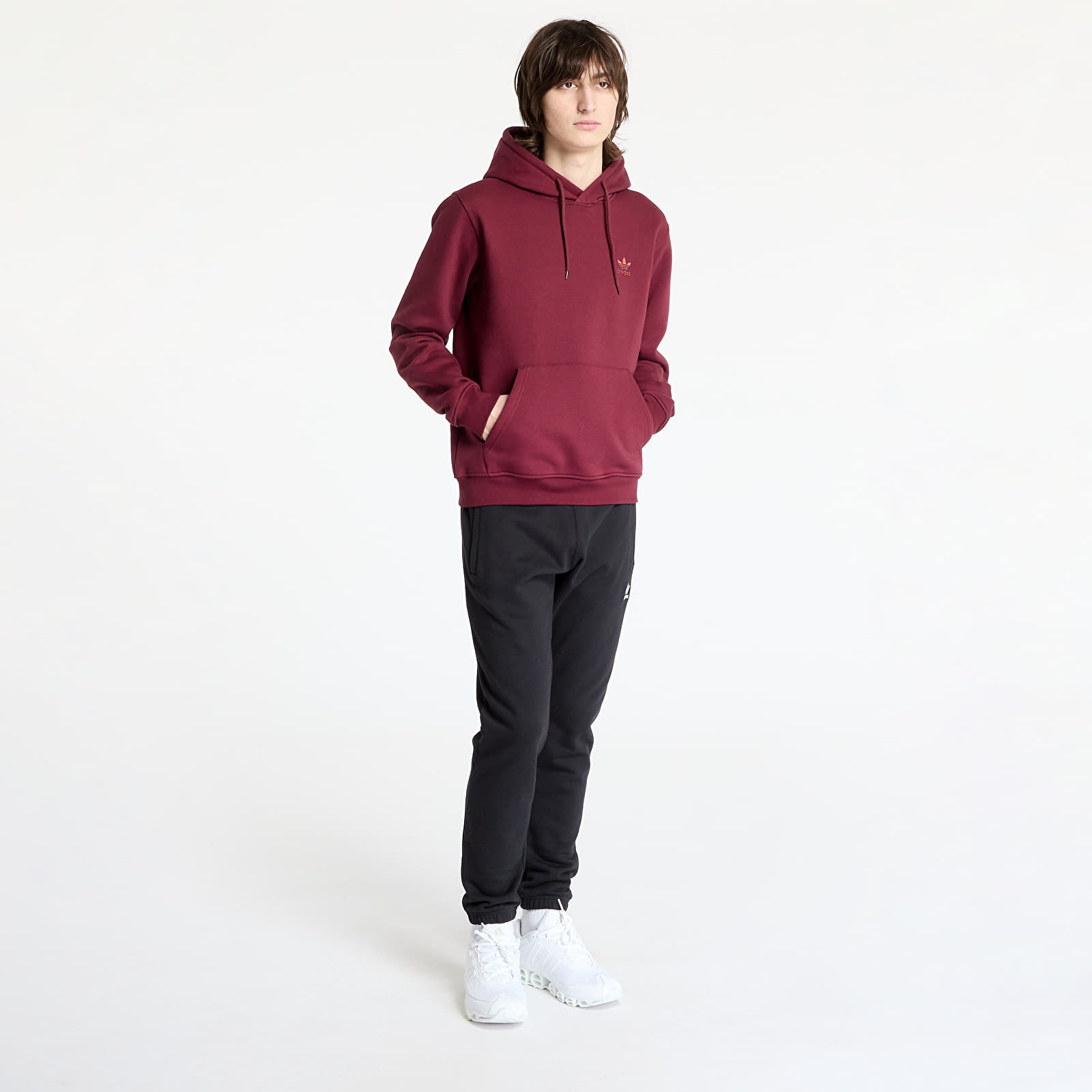 Sweatshirts adidas Trefoil Essentials Hoodie Shadow Red