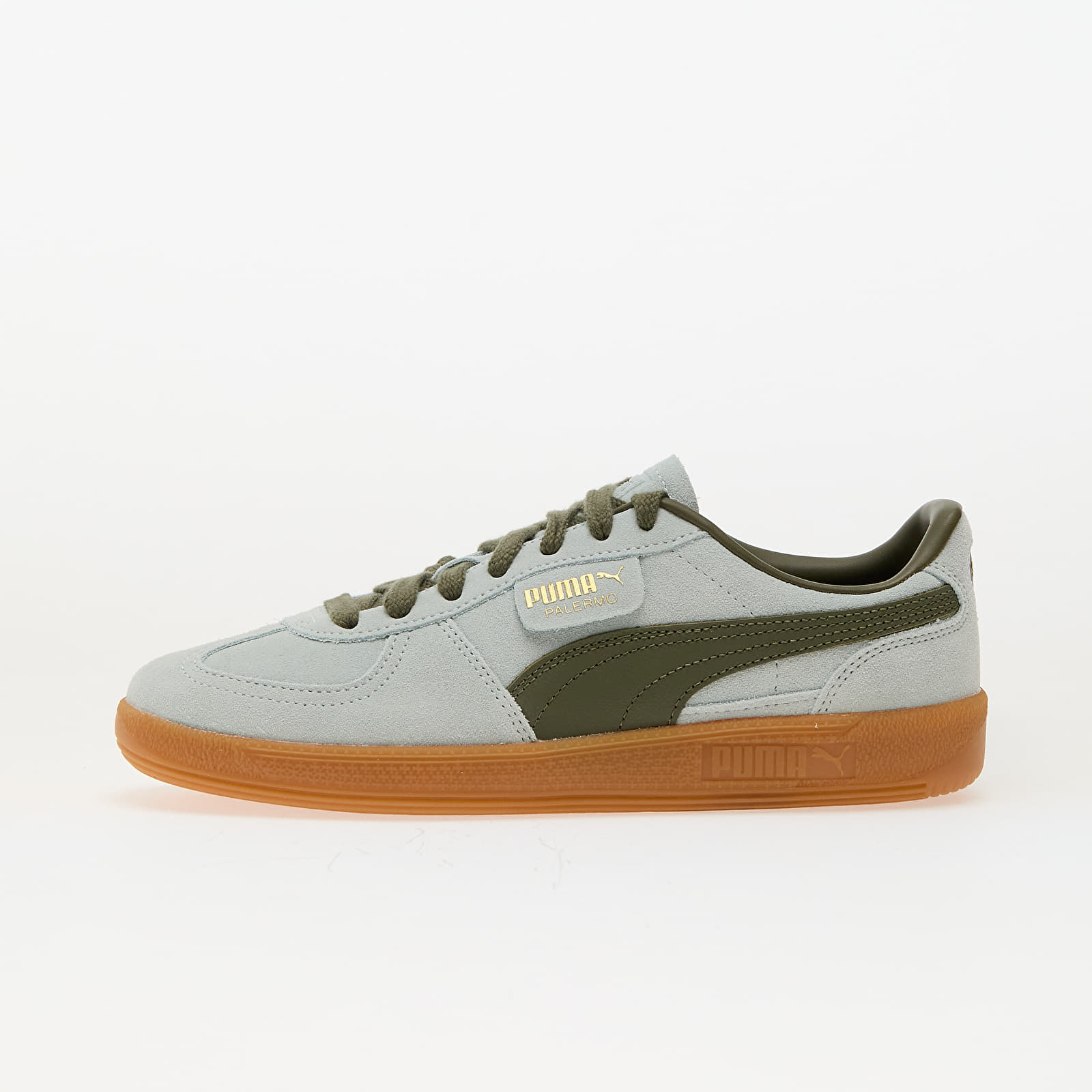 Moške superge in čevlji Puma Palermo Peaceful Blue-Loden Green