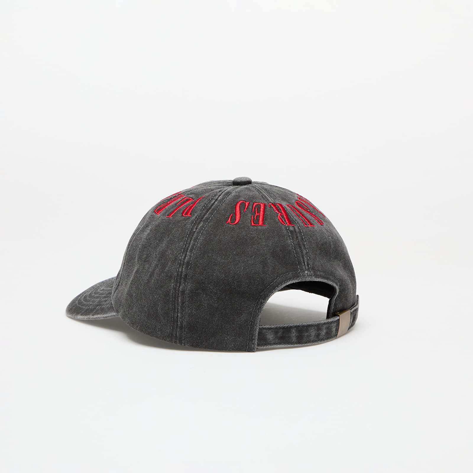 Kšiltovky PLEASURES Onyx Crown Washed Cap Black/Red