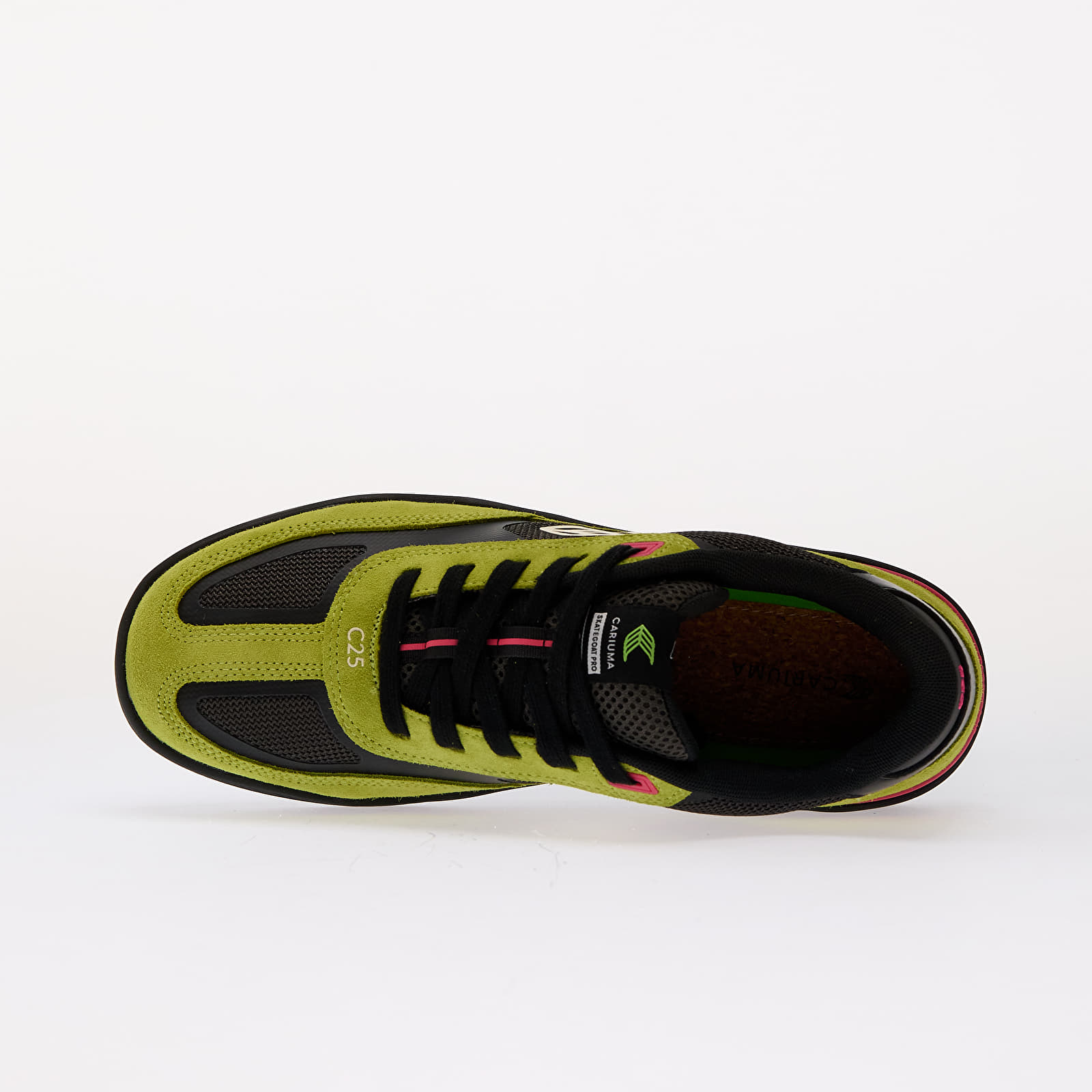 Herensneakers en -schoenen Cariuma M Skategoat C25 PRO Lime Green/ Black
