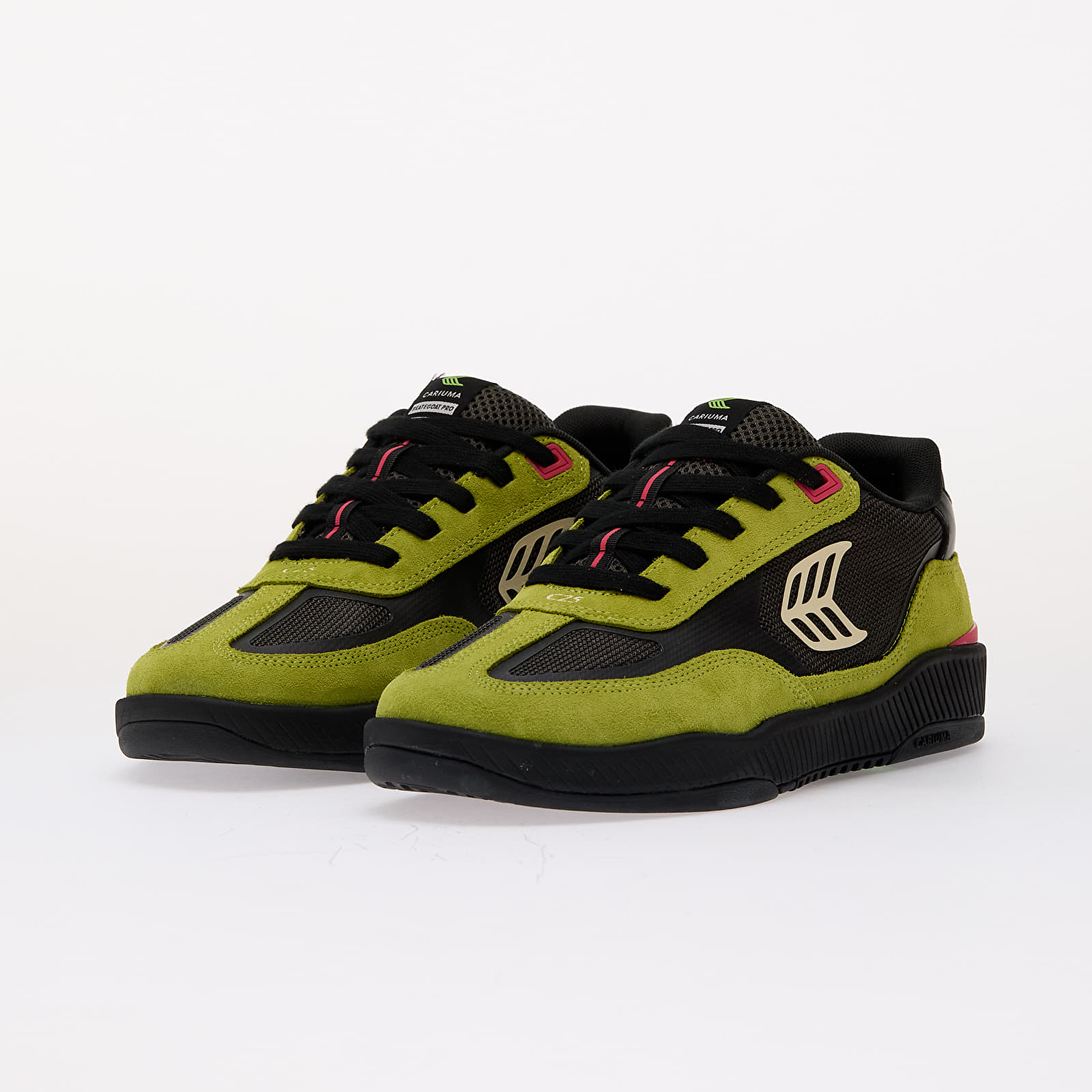 Herensneakers en -schoenen Cariuma M Skategoat C25 PRO Lime Green/ Black