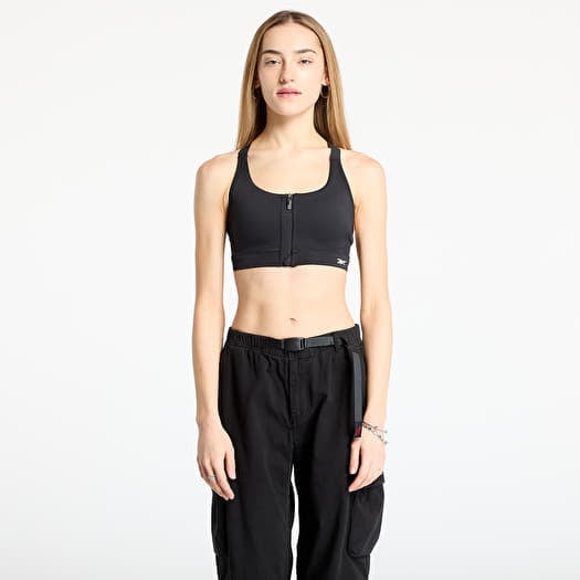 BH Reebok Lux Front-Zip High Bralet Black