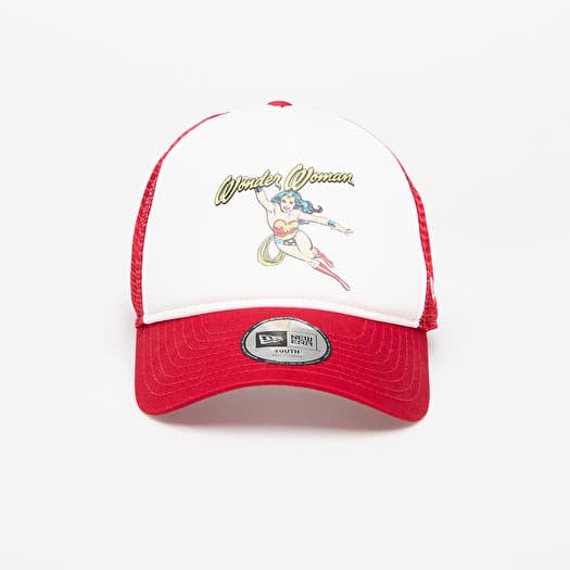 Kapa New Era Wonder Woman A-Frame Trucker Cap Scarlet