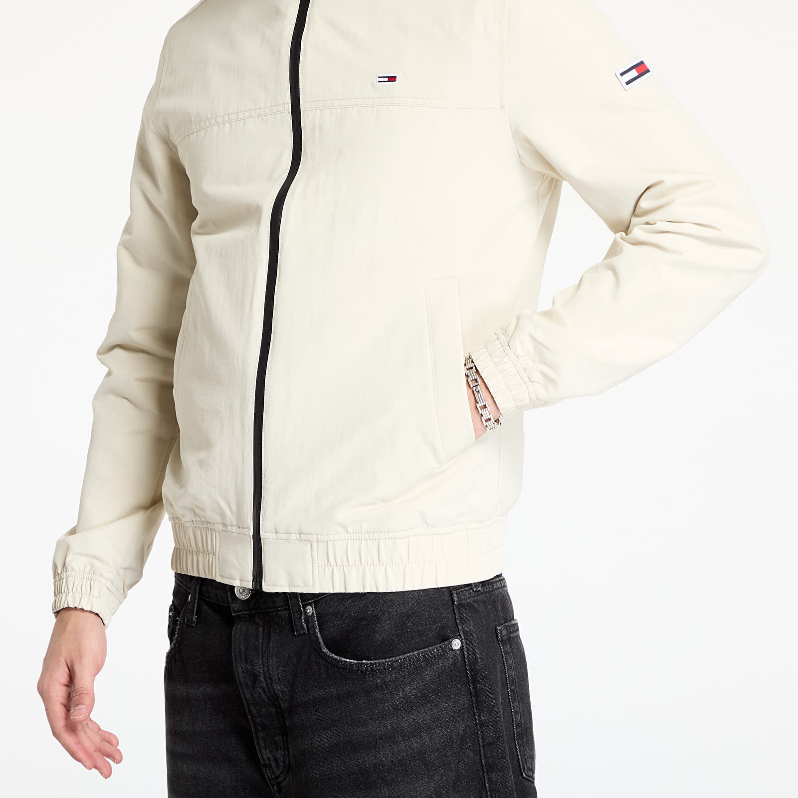 Chaquetas de hombre Tommy Jeans Essential Casual Bomber Beige