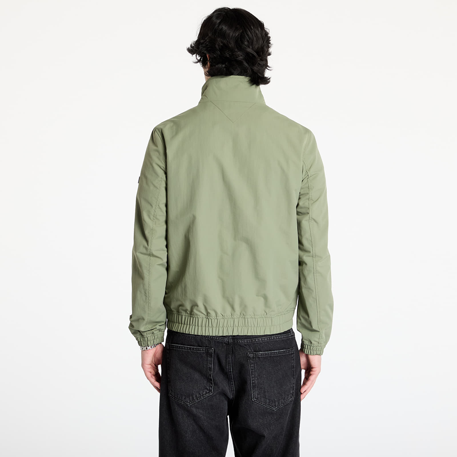 Pánské bundy Tommy Jeans Essential Casual Bomber Green