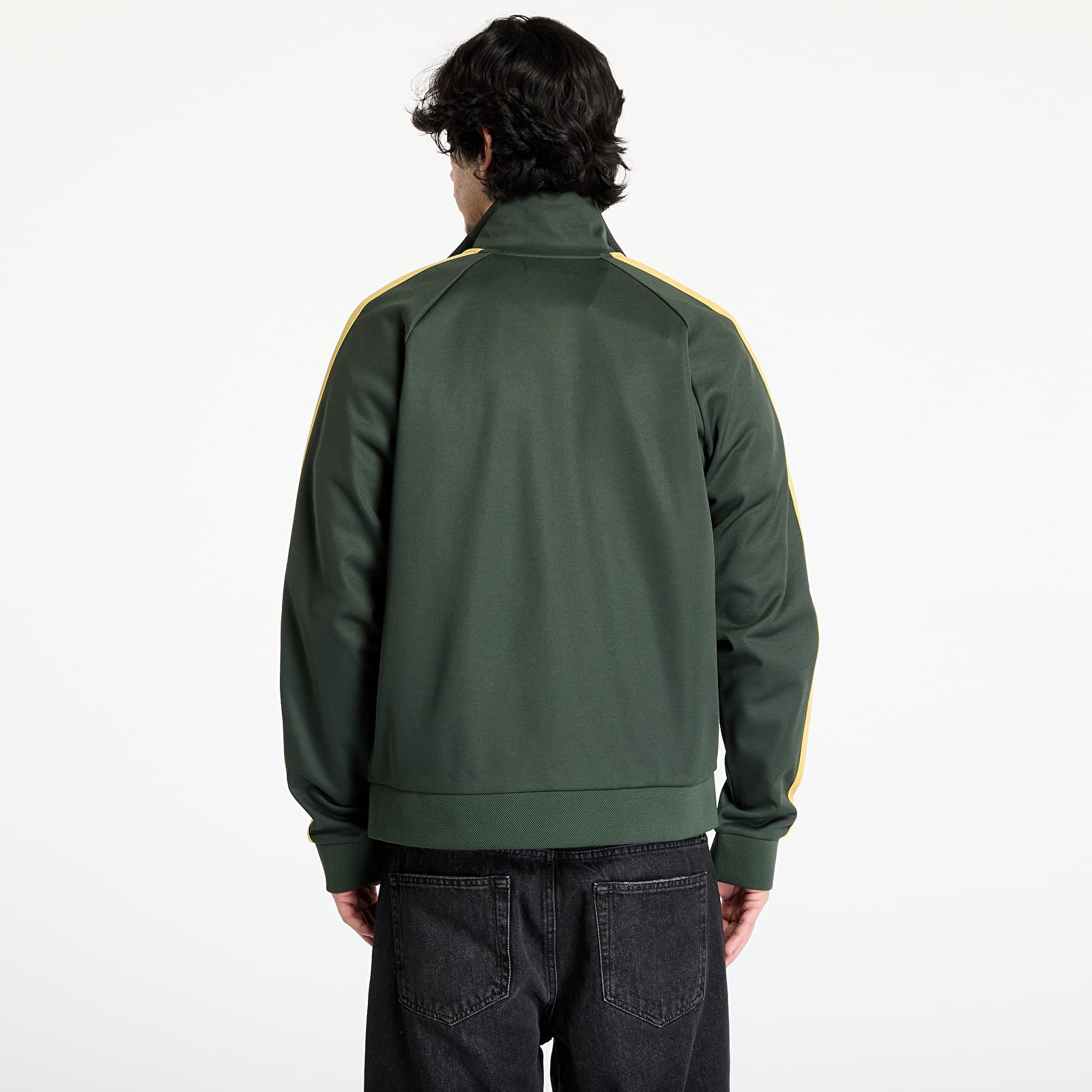 Men's sweatshirts FRED PERRY Two Colour Tape Track Jacket Court Green