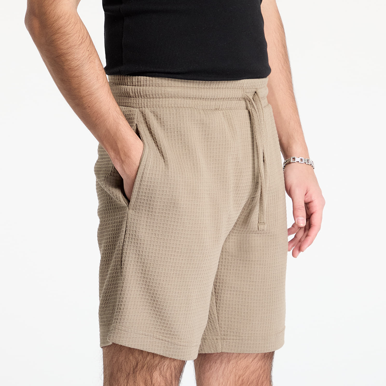 Pantalones cortos para hombre Hugo Boss Austin Shorts Olive