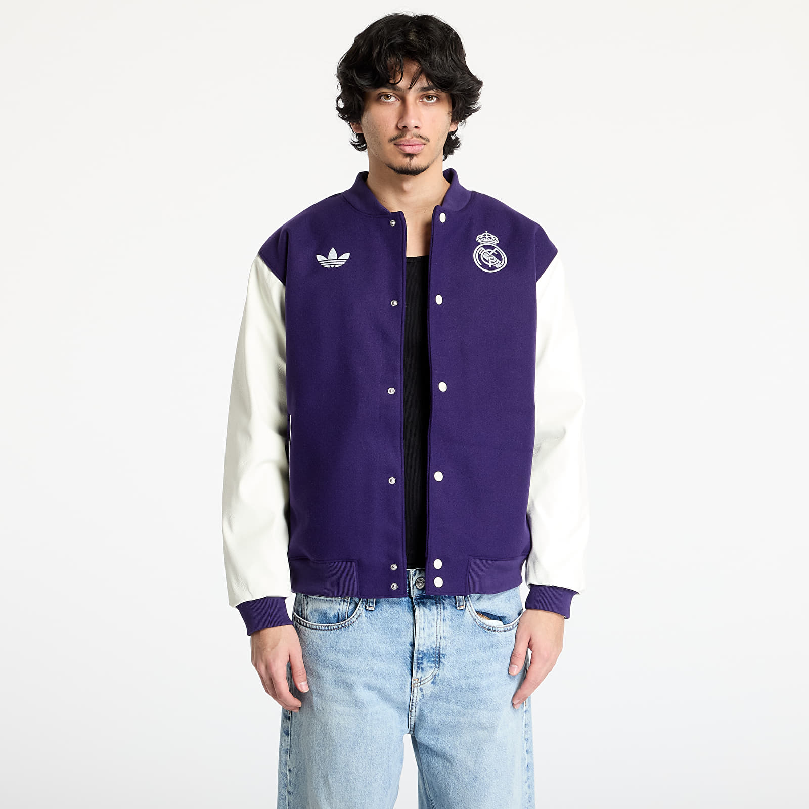 Herren-Bomber adidas Real Madrid Chinese New Year Jacket Purple/ Dark Purple