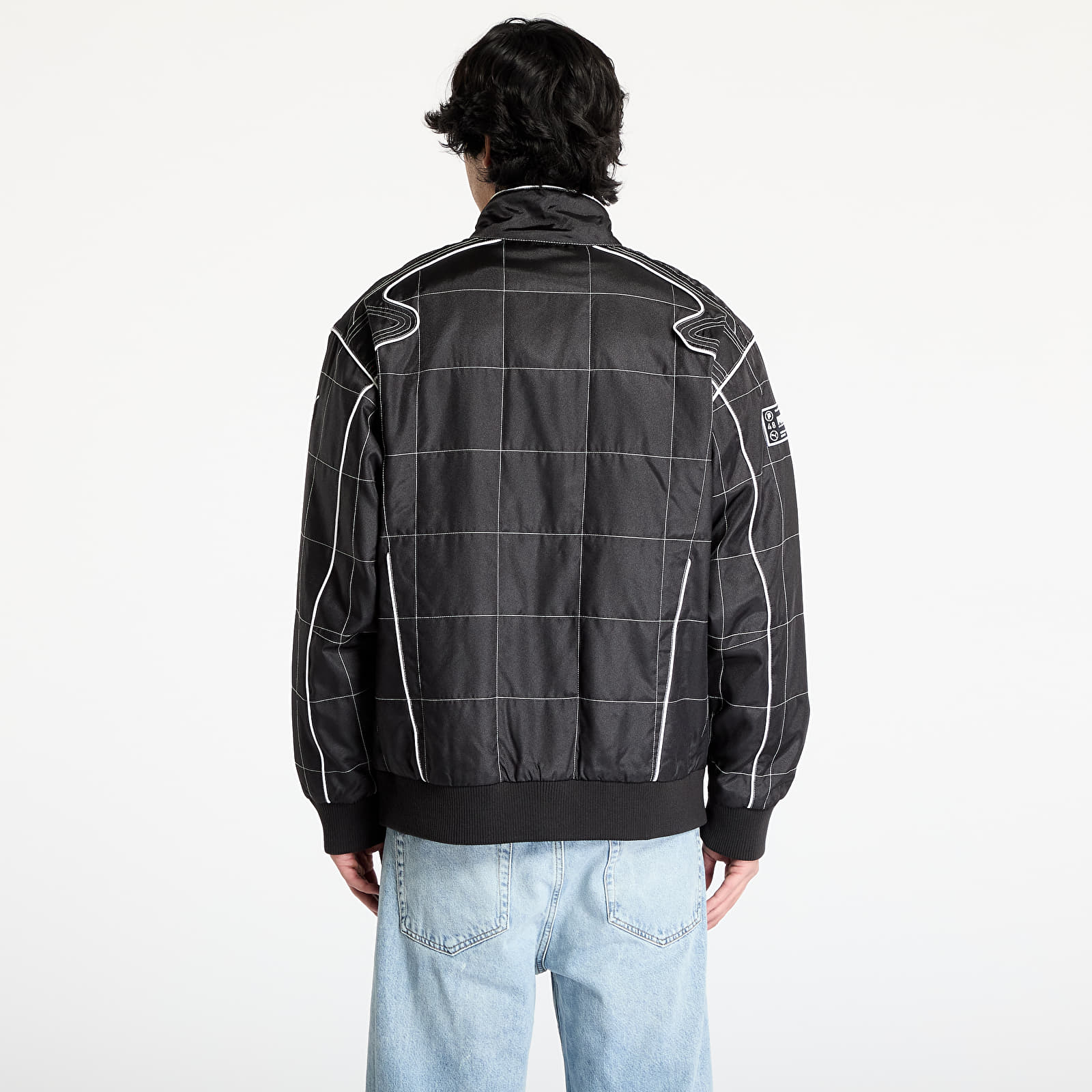 Men's windbreakers Puma Archive Seasonal Relaxed Racer Jacket PUMA Black