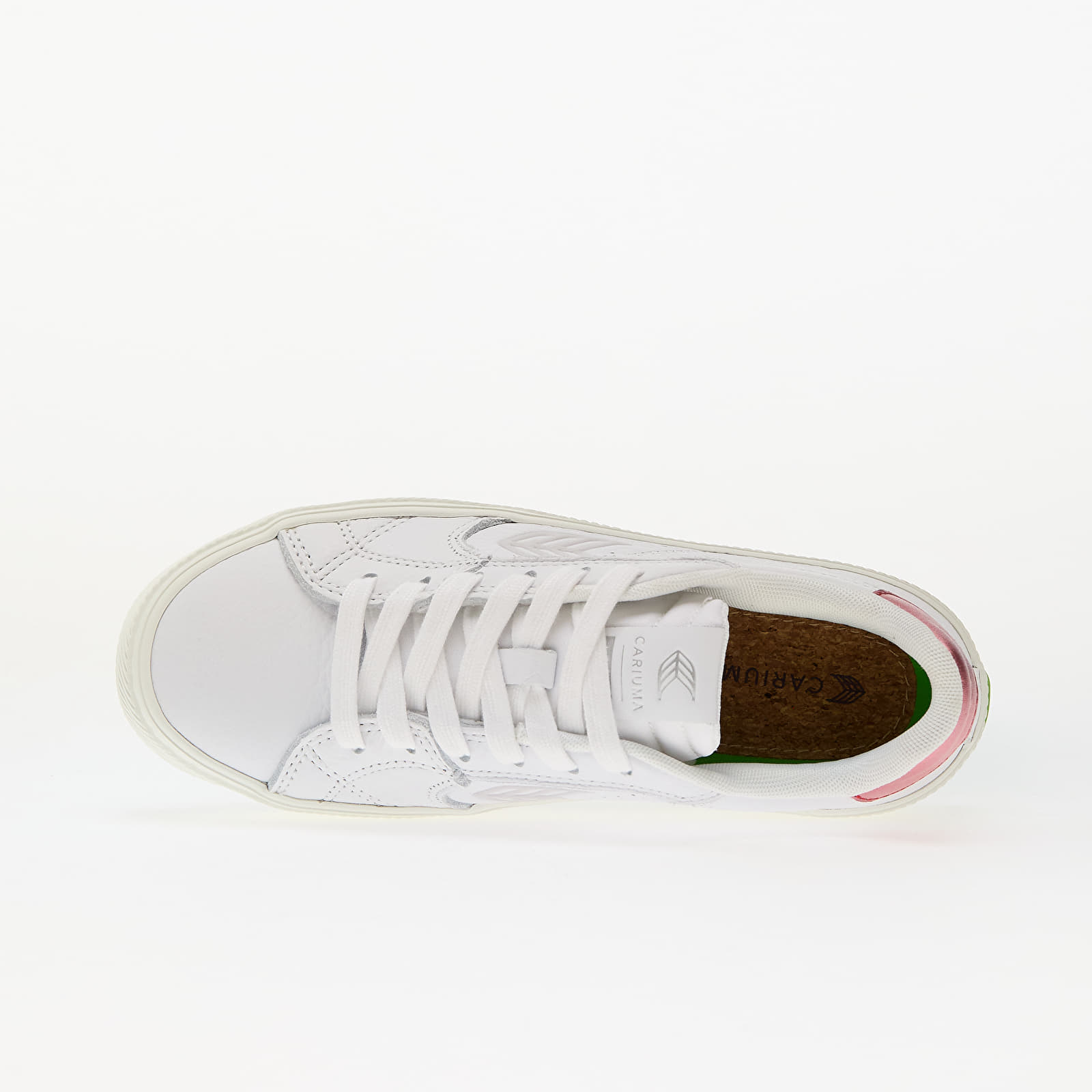 Women's sneakers and shoes Cariuma W Salvas White/ Ice&Metallic Red