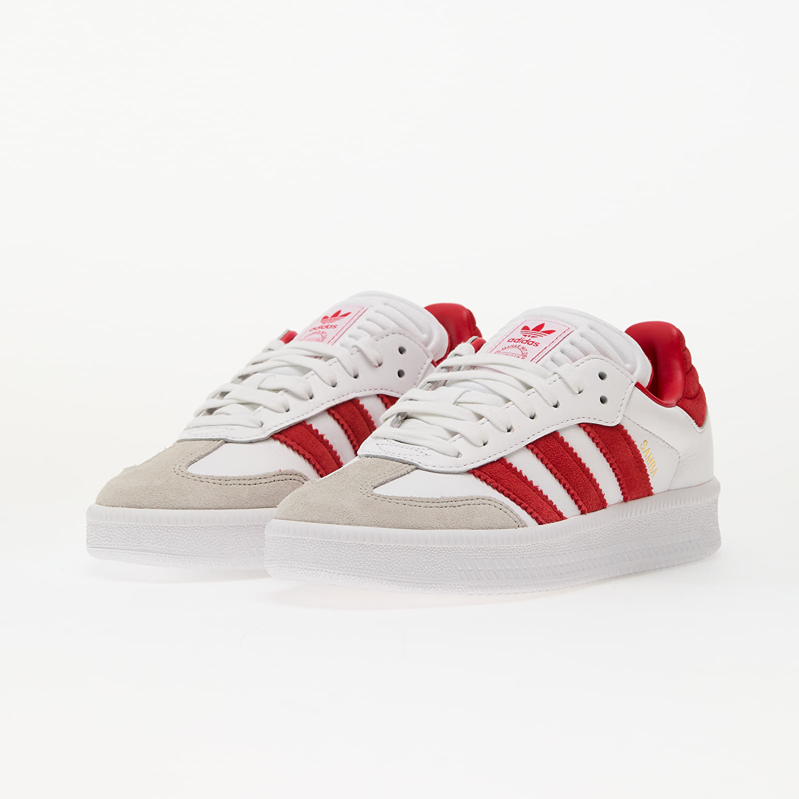 Herensneakers en -schoenen adidas Samba Xlg Ftw White/ Better Scarlet/ Clear Granite